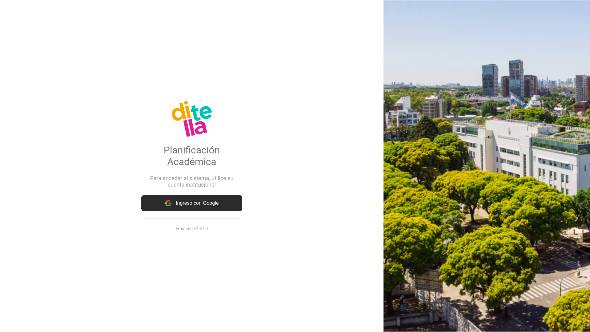 website screenshot of https://utdt-planificacion-frontend.pages.dev/