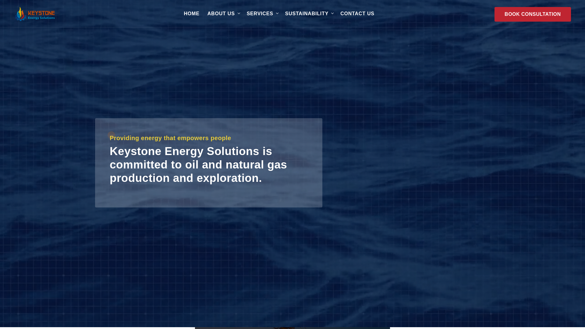 website screenshot of https://keystoneenergysolutions.com/