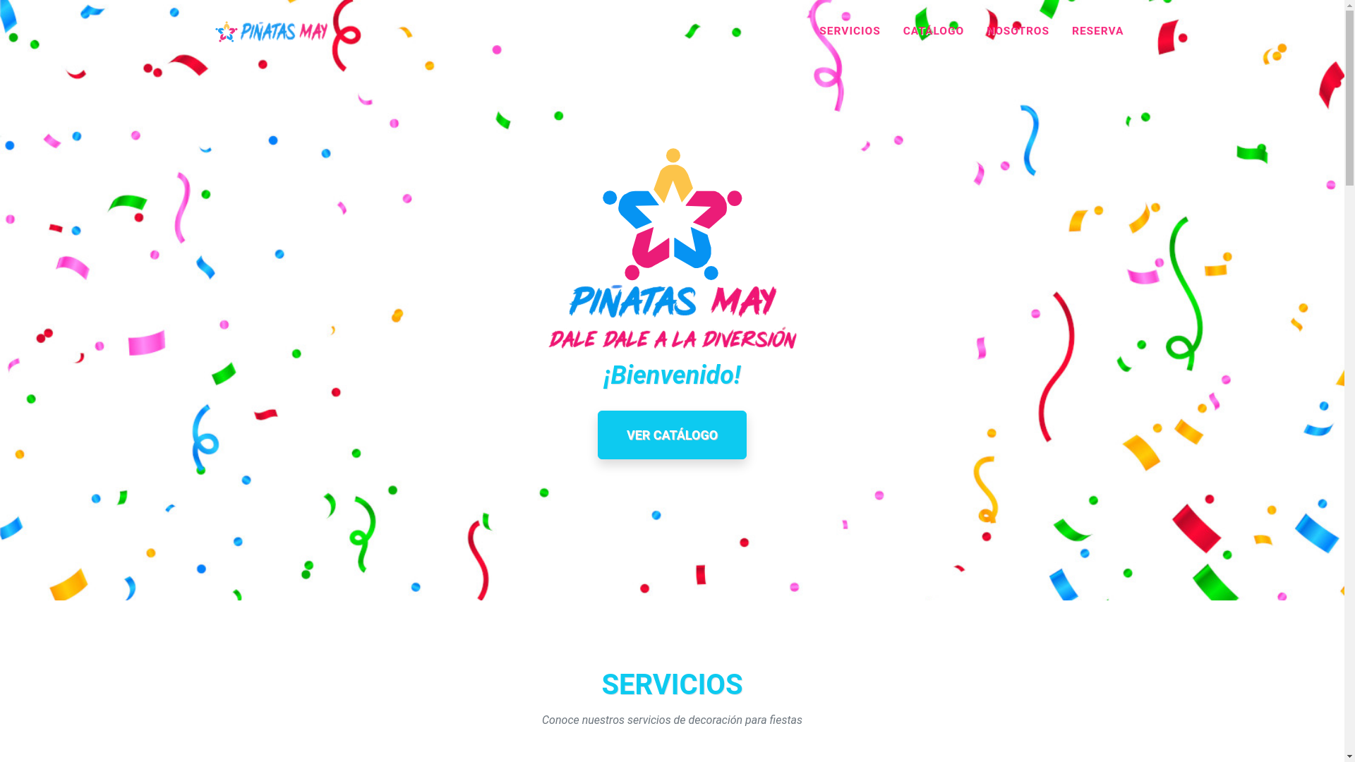 website screenshot of https://piniatas-may.pages.dev/