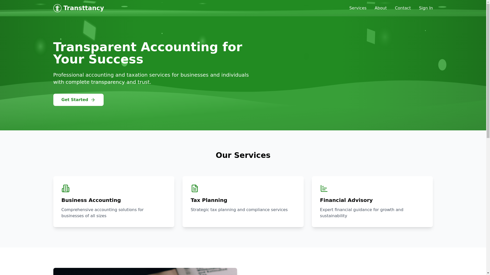 website screenshot of https://transttancy-website-beta.pages.dev/