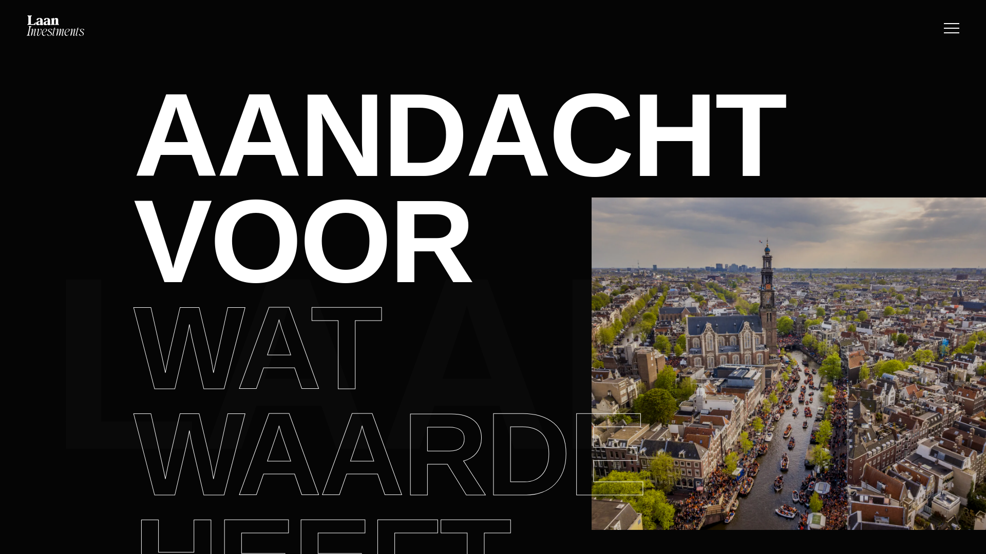 website screenshot of https://laan-investements.pages.dev/