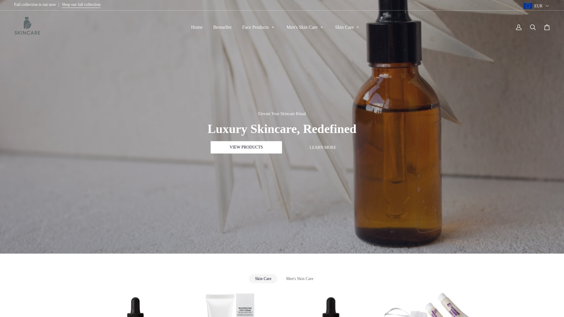 website screenshot of https://ezebra.onlinoa.com