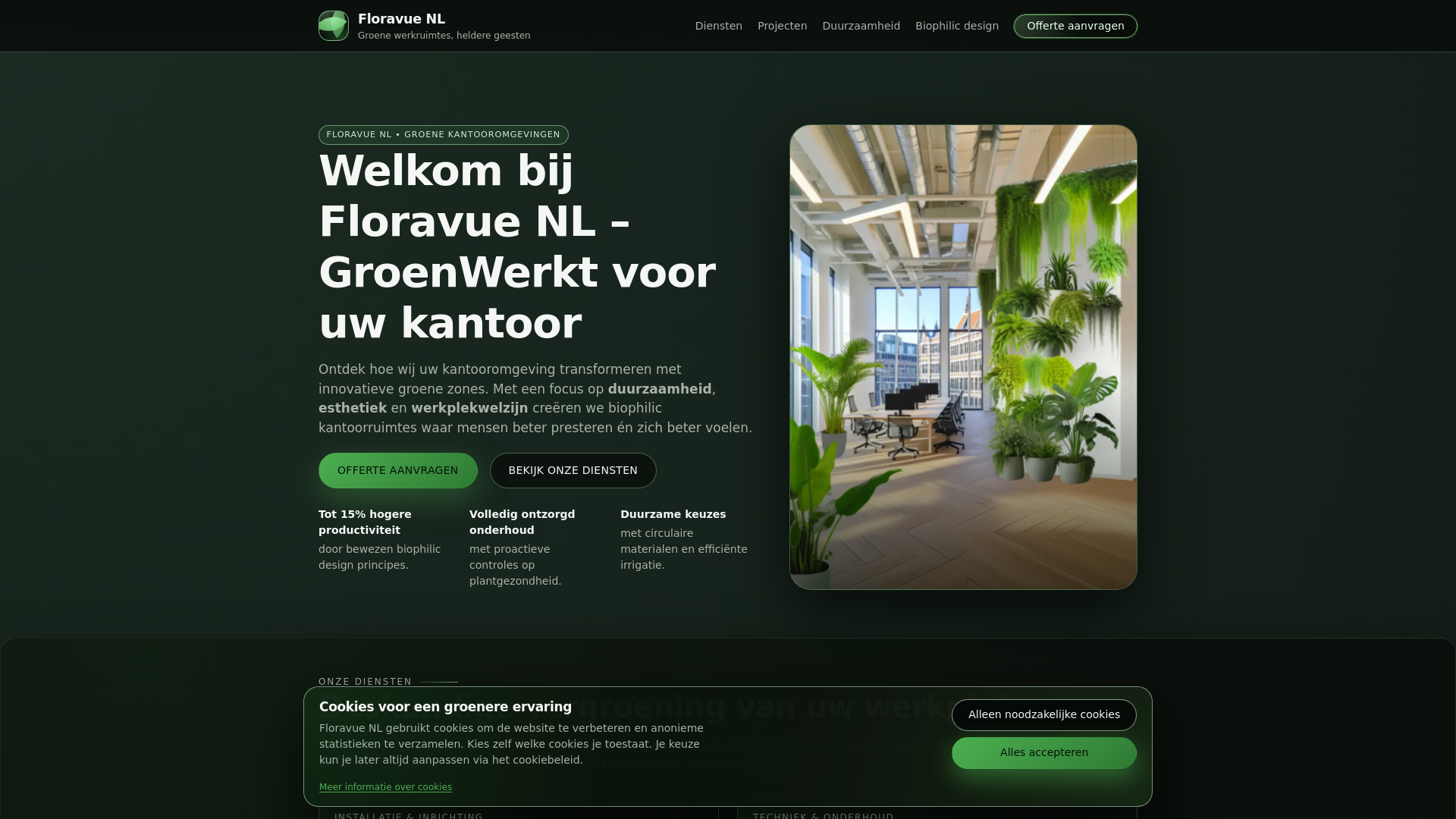 website screenshot of https://floravuenl.com/