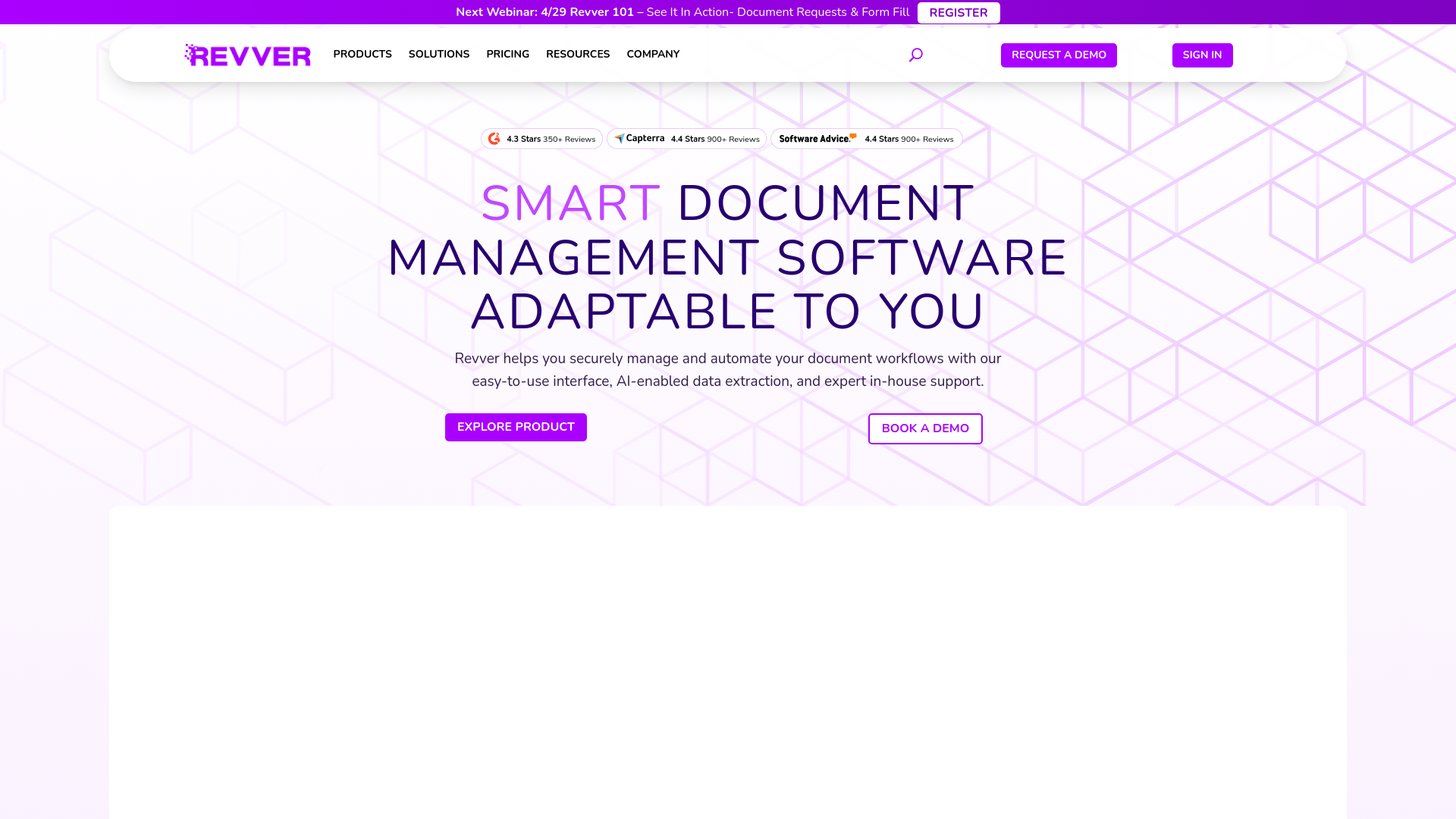 website screenshot of https://startrevverapp.com/