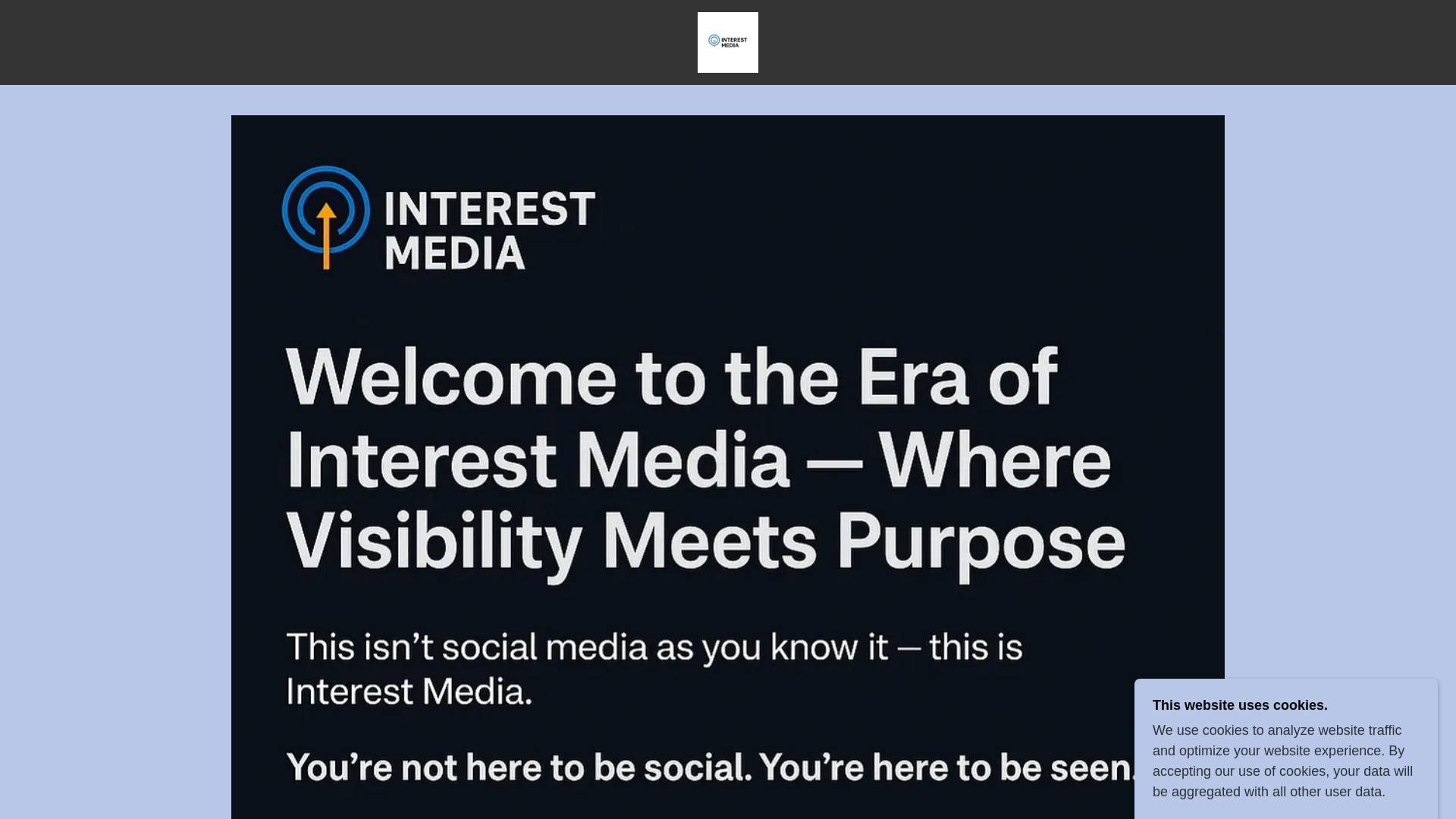 website screenshot of https://interestmedia.es