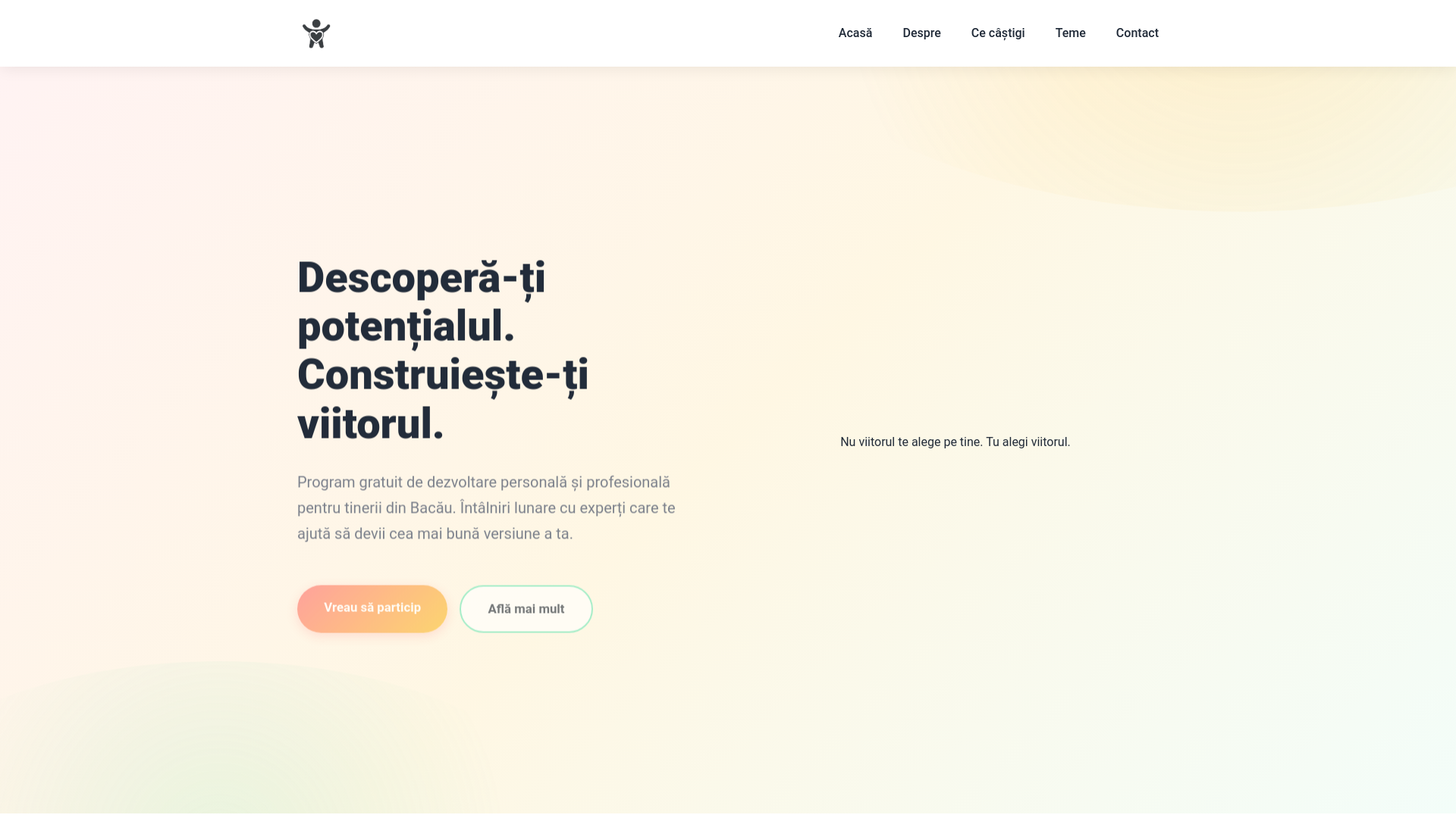 website screenshot of https://seriletinerilor.ro
