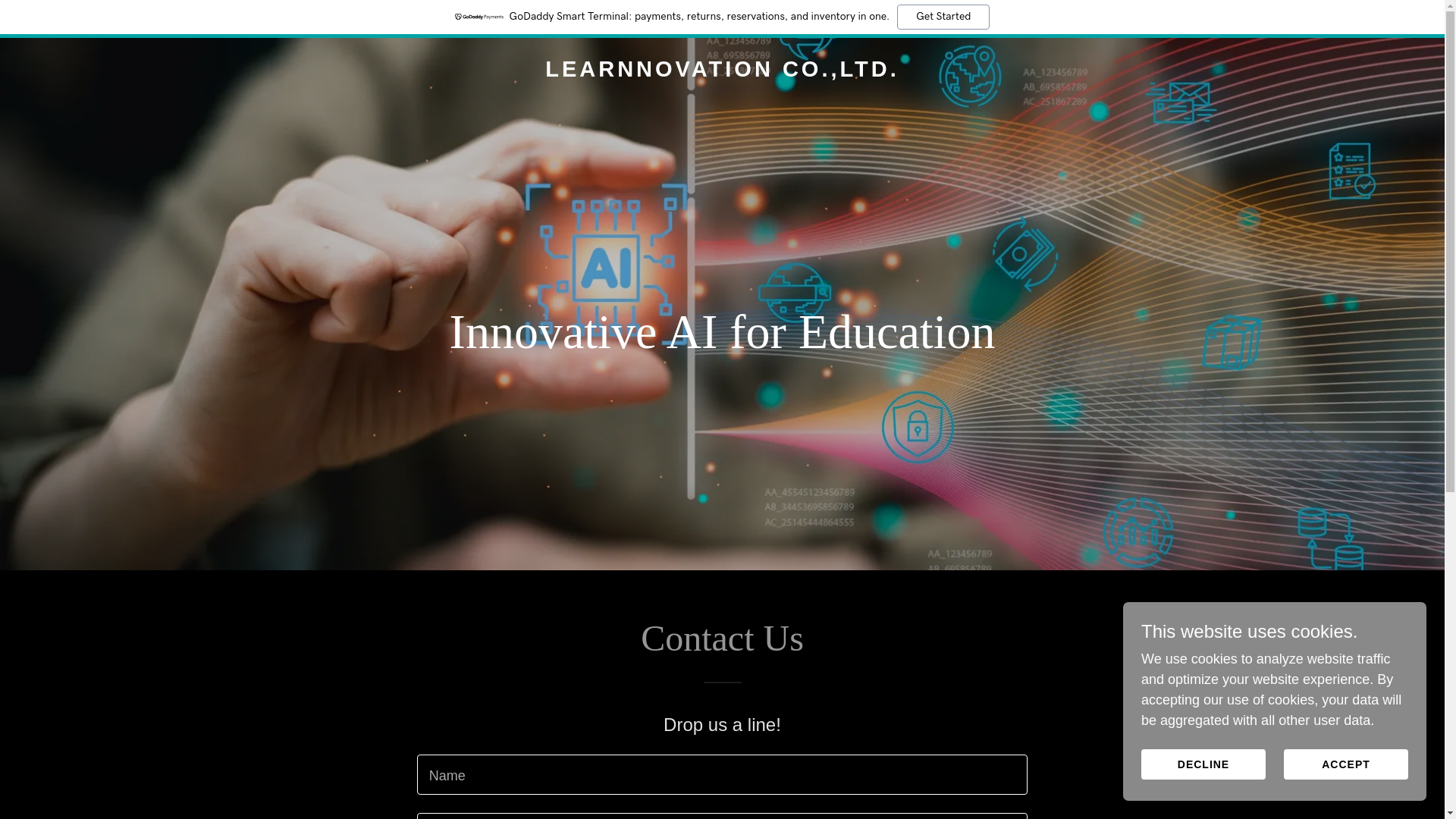 website screenshot of https://learnnovation.ai/