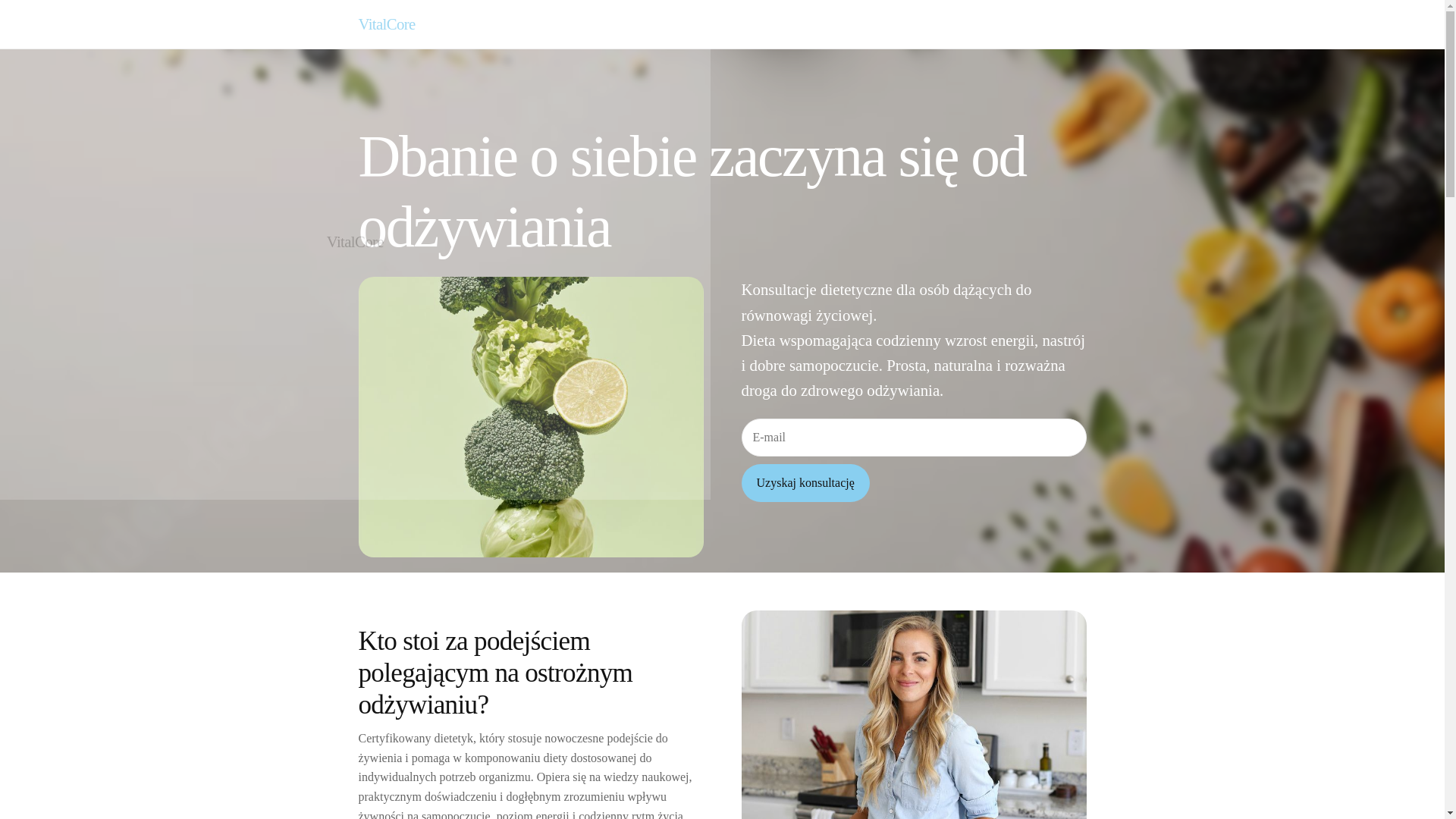 website screenshot of https://vitalcorek.com/