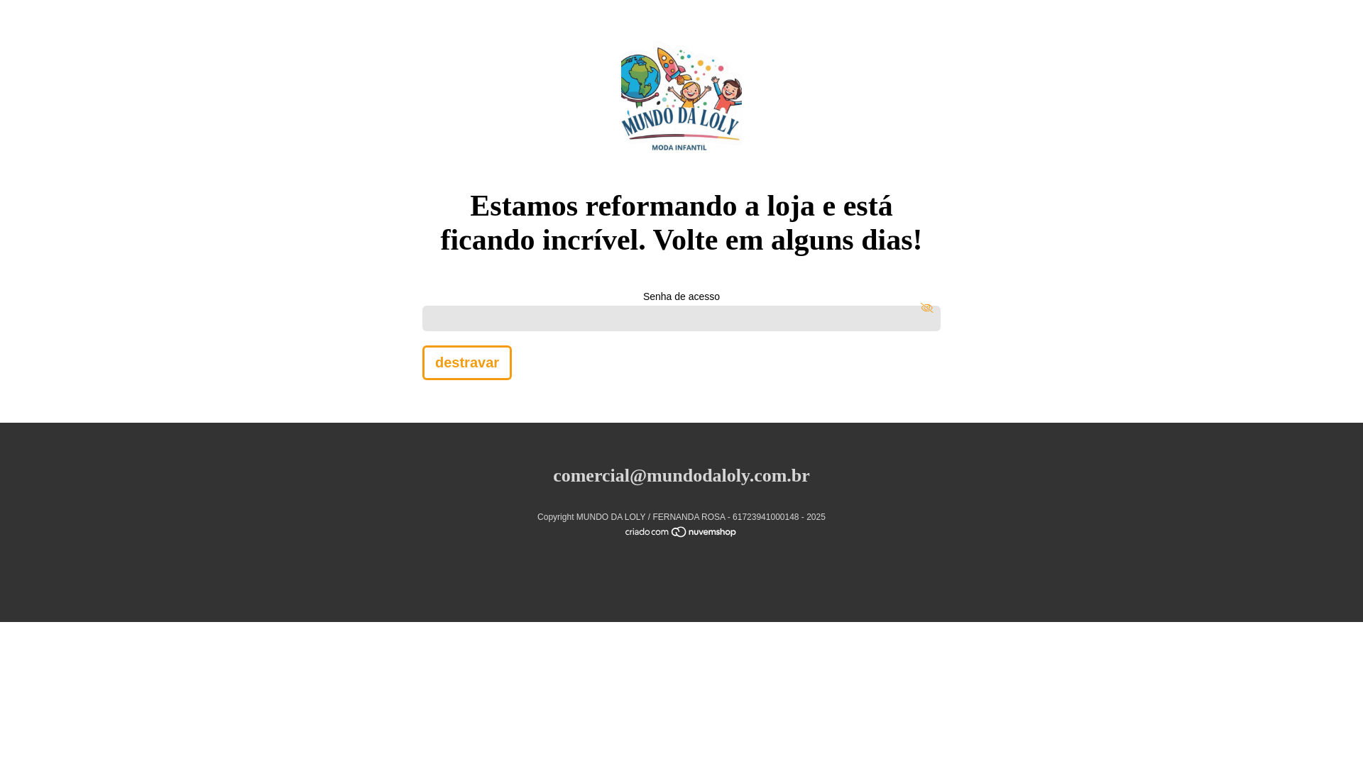 website screenshot of https://xn--lojodaloly-h5a.com.br/