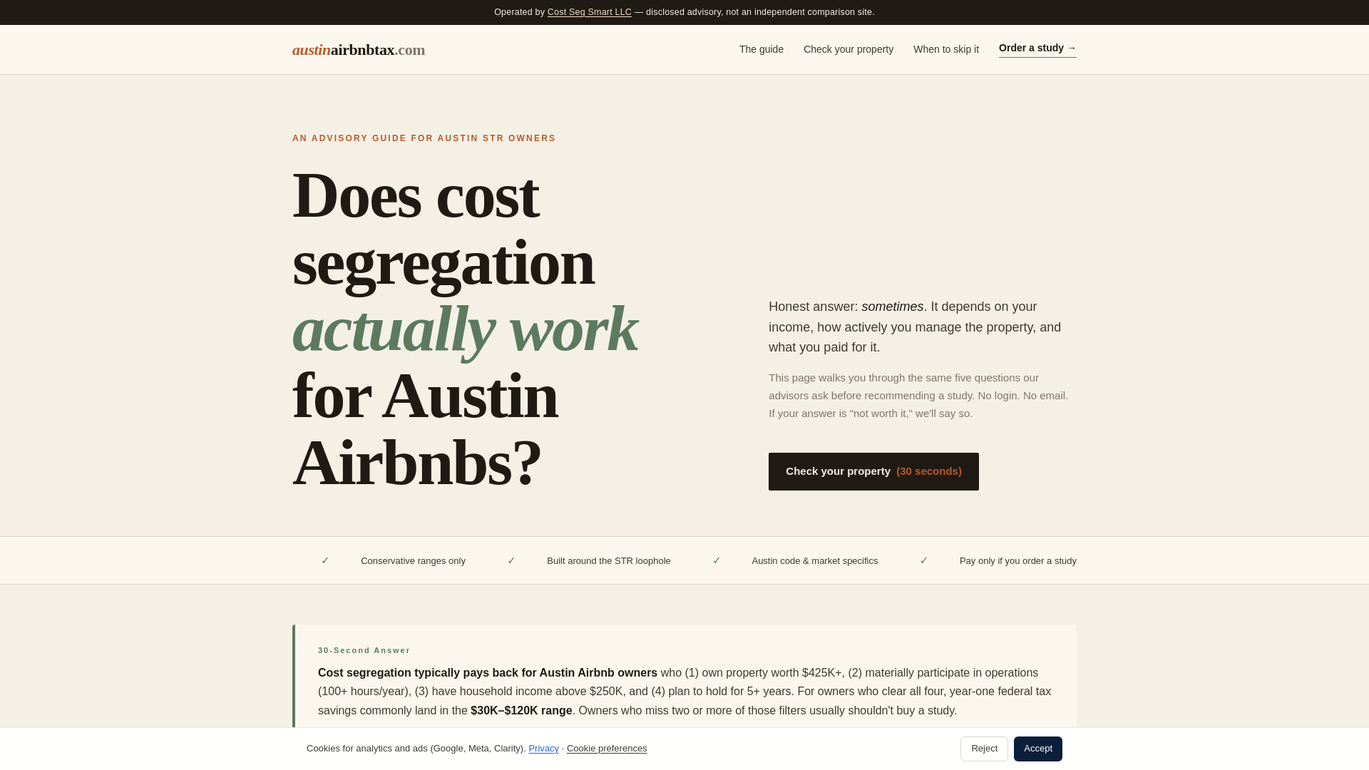 website screenshot of https://austinairbnbtax.pages.dev/
