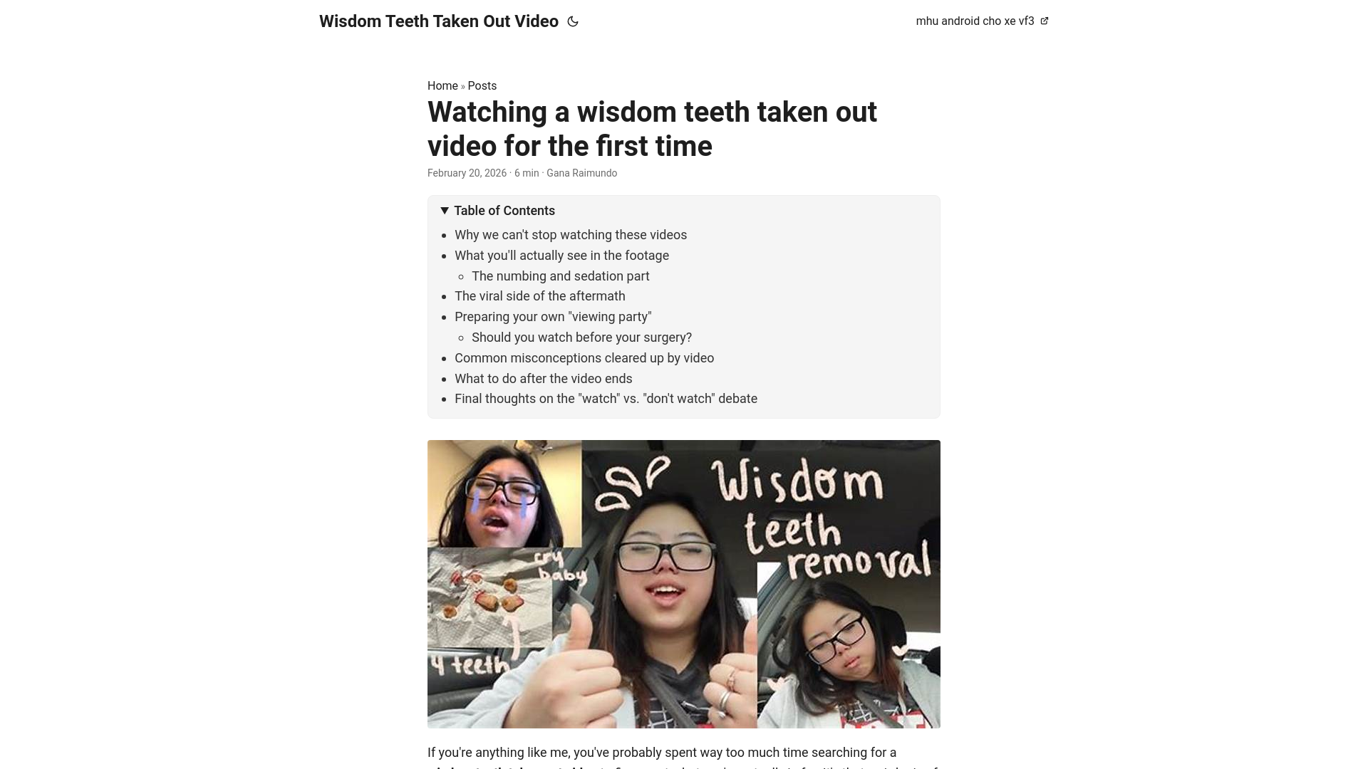 website screenshot of https://wisdom-teeth-taken-out-video.pages.dev/