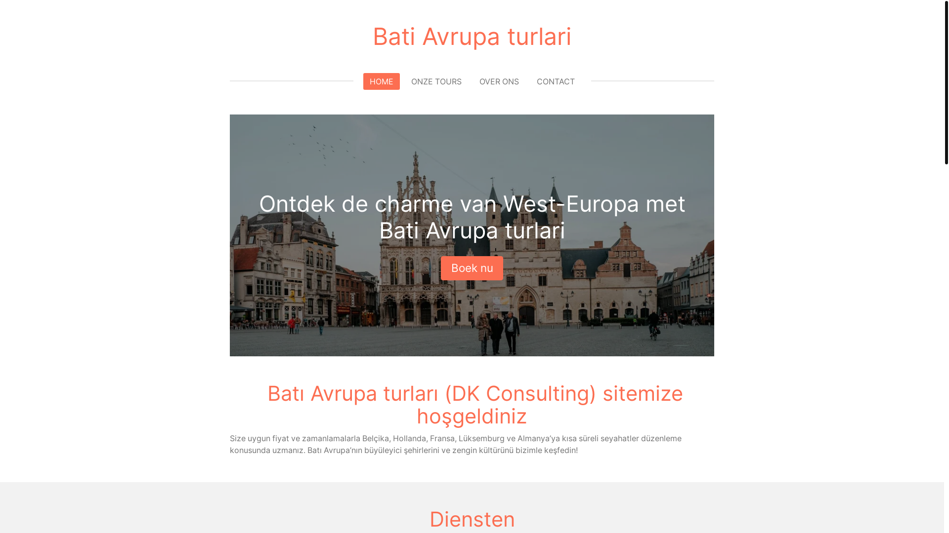 website screenshot of https://batiavrupaturlari.com/