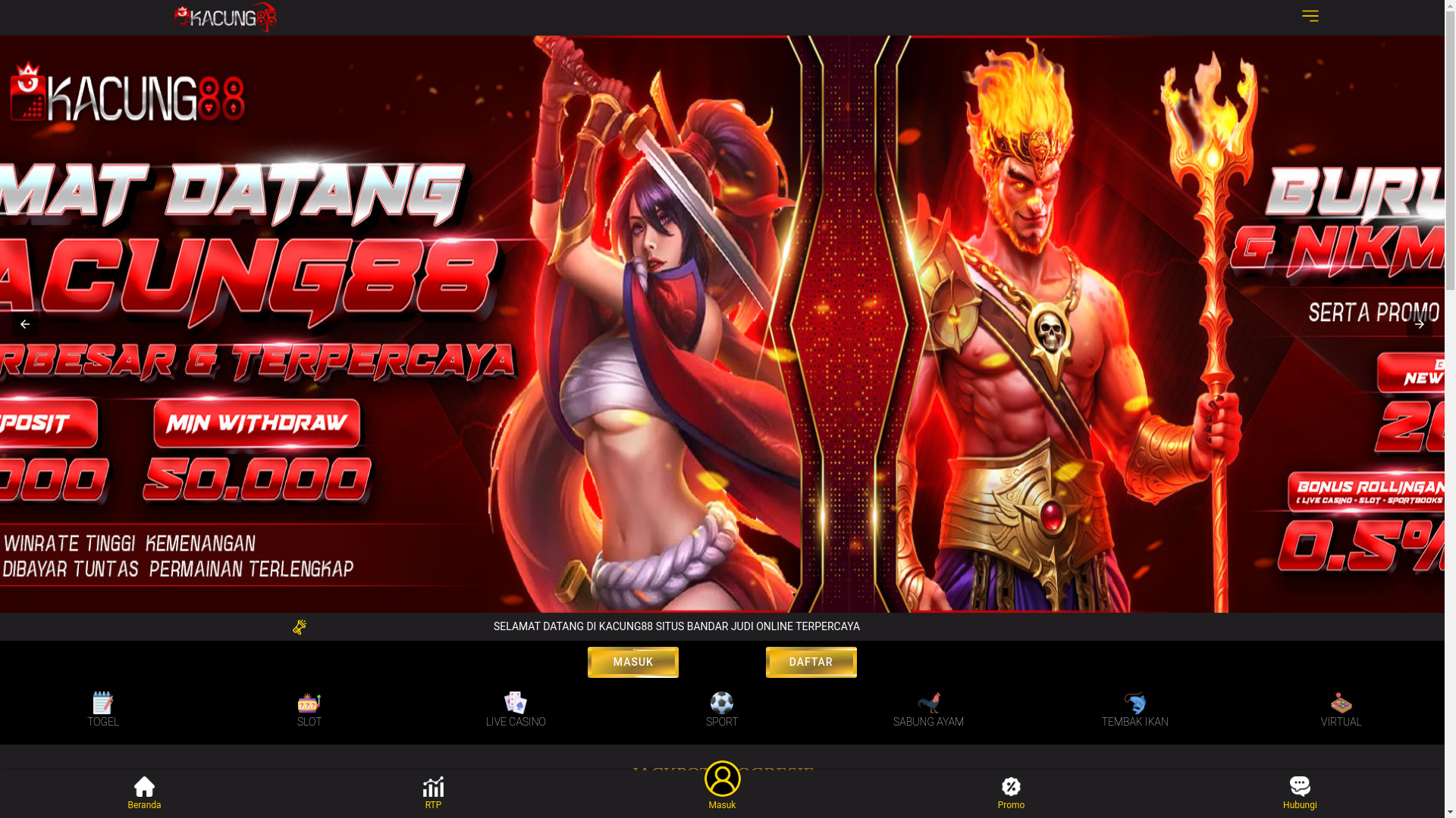website screenshot of https://kacung88-amp-official.pages.dev/
