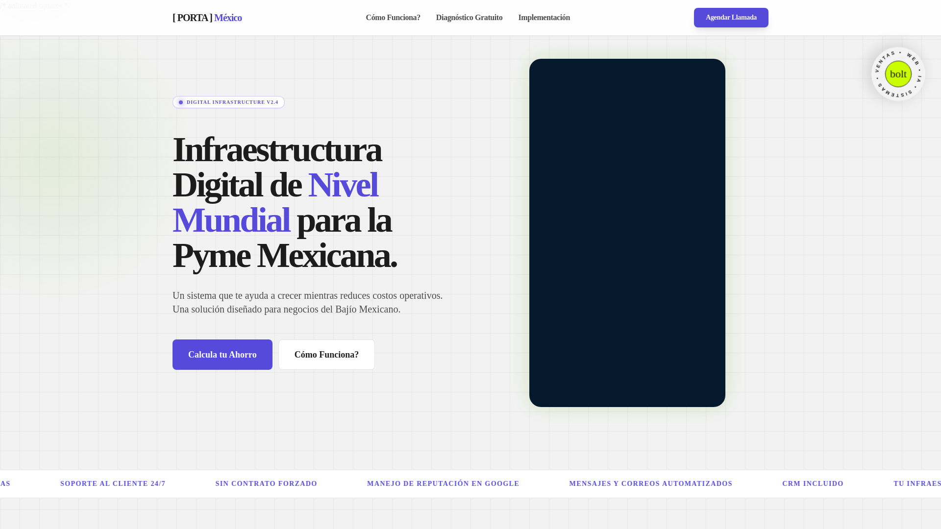 website screenshot of https://porta-mx.pages.dev/