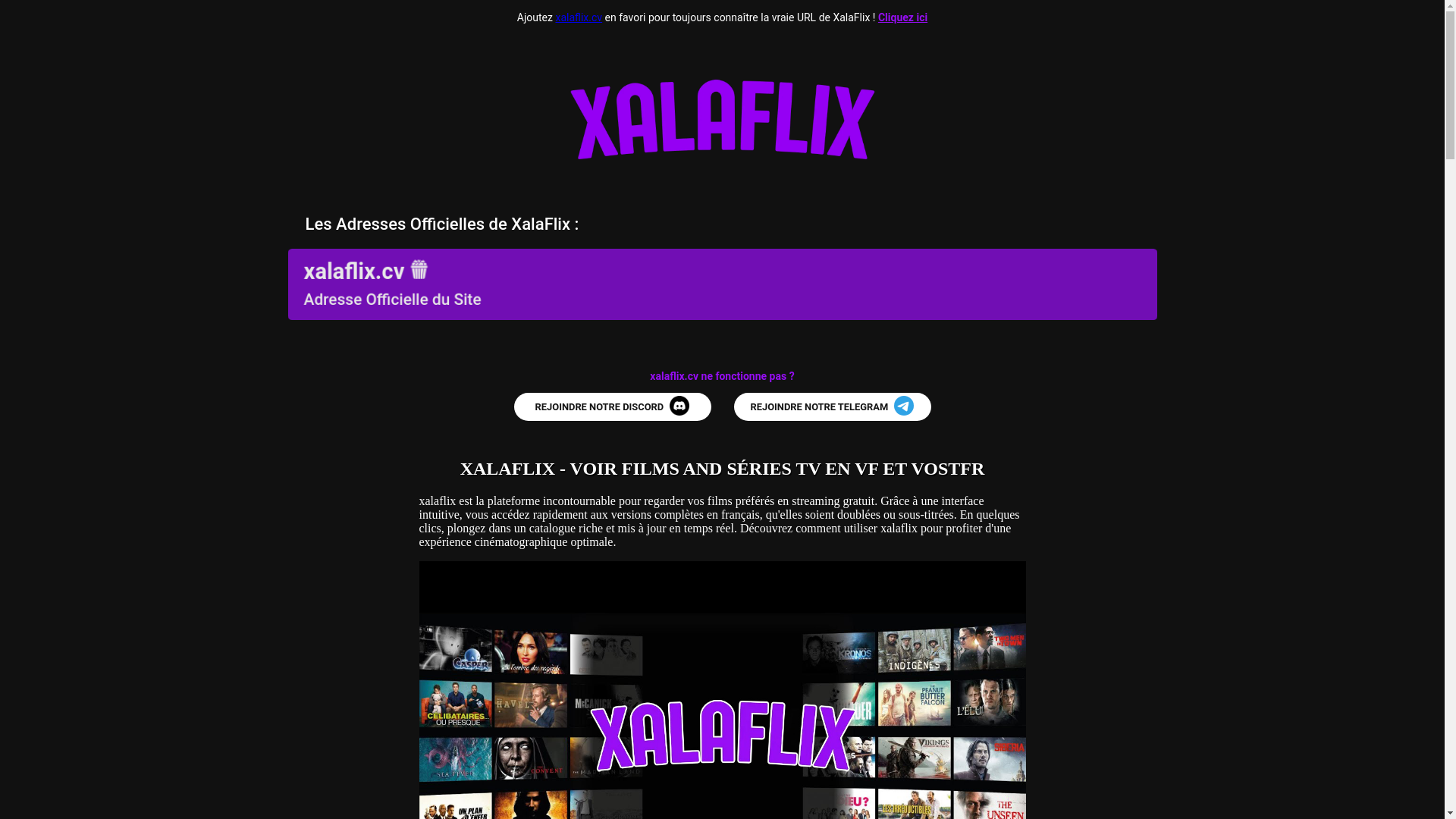website screenshot of https://xalaflix-diy.pages.dev/