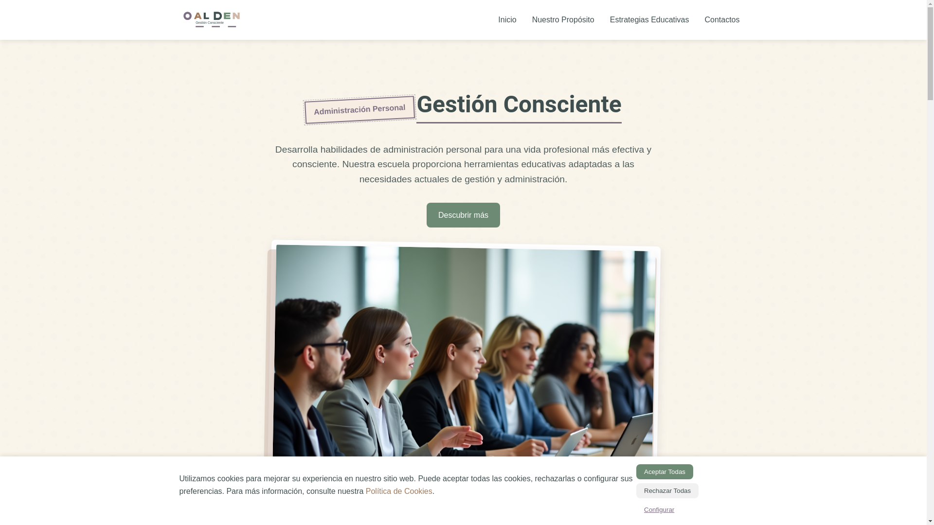 website screenshot of https://gestionconscientepro.com/