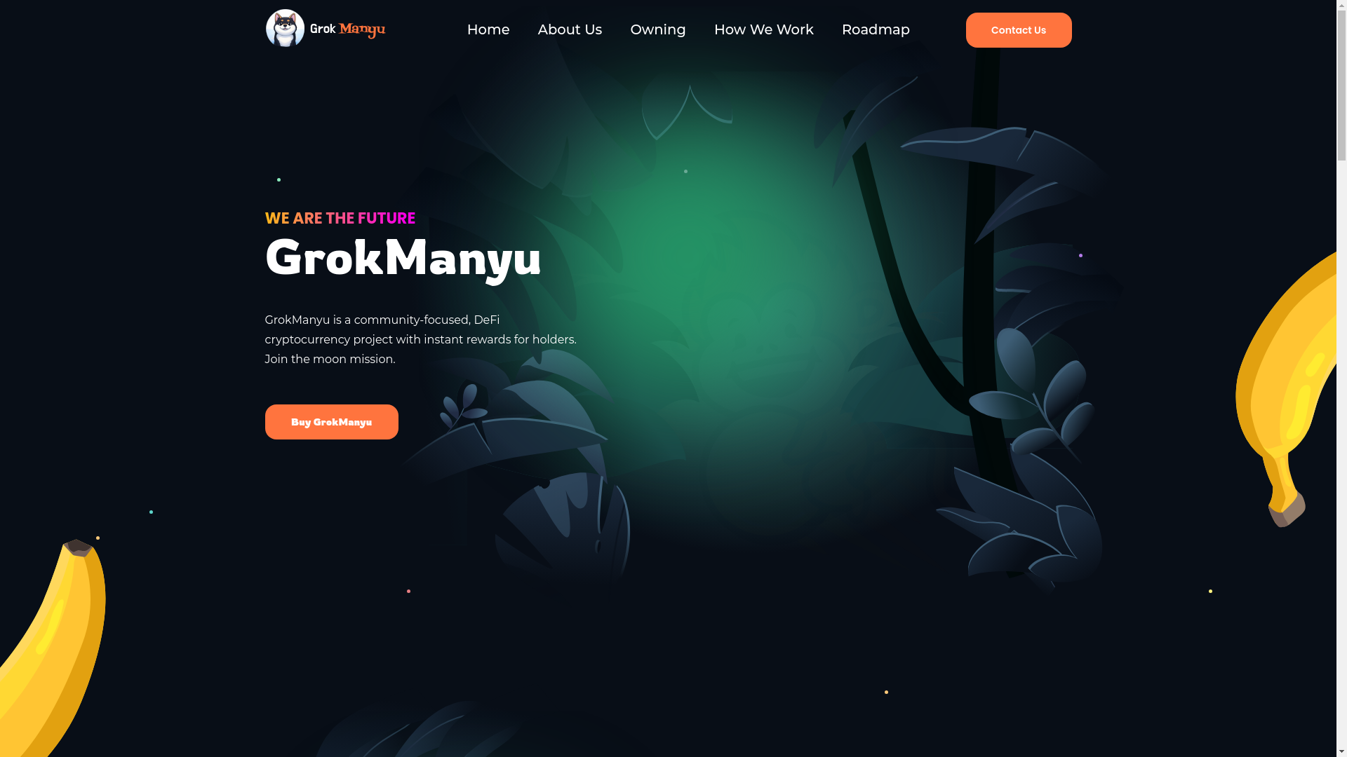 website screenshot of https://grokmanyu.com/