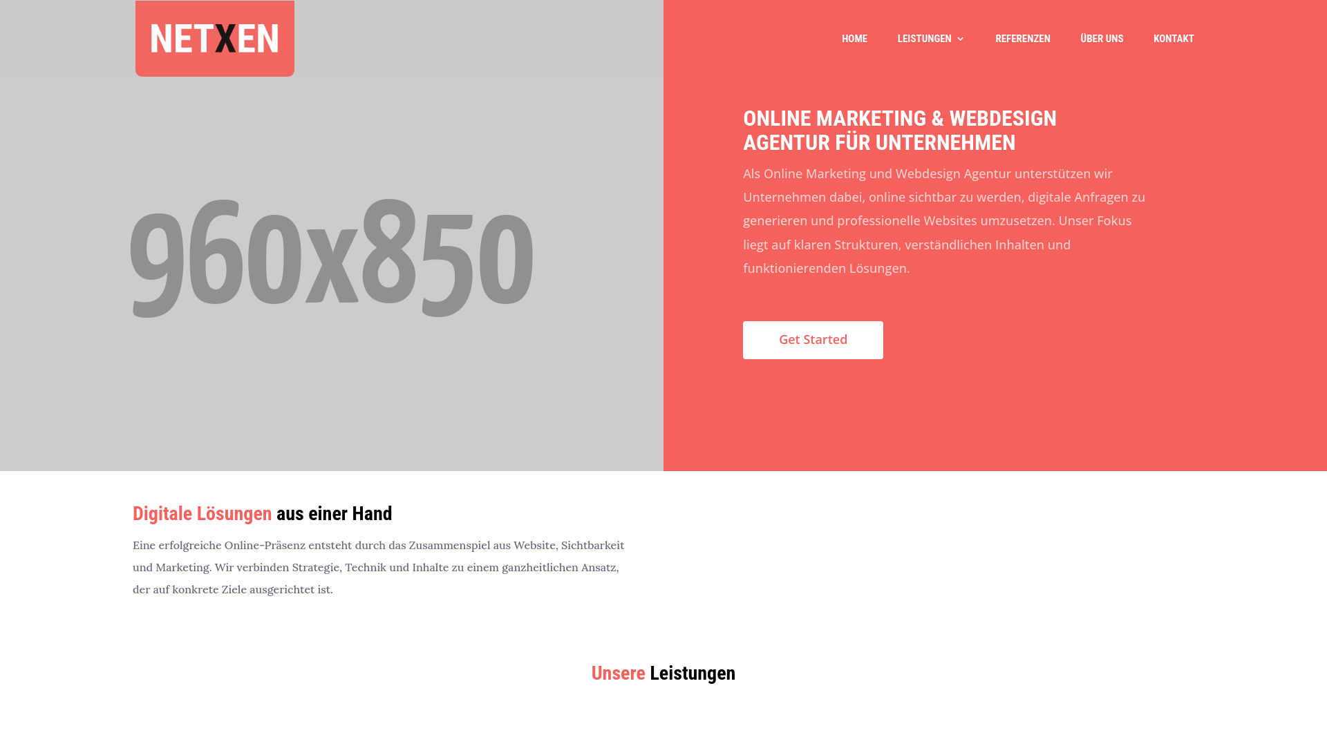 website screenshot of https://netxen.de