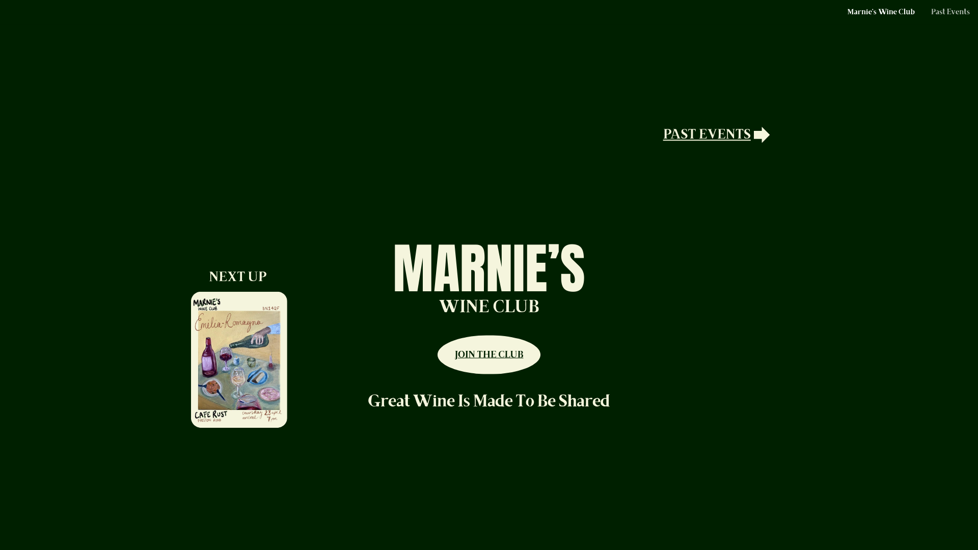 website screenshot of https://marnieswine.co.uk/