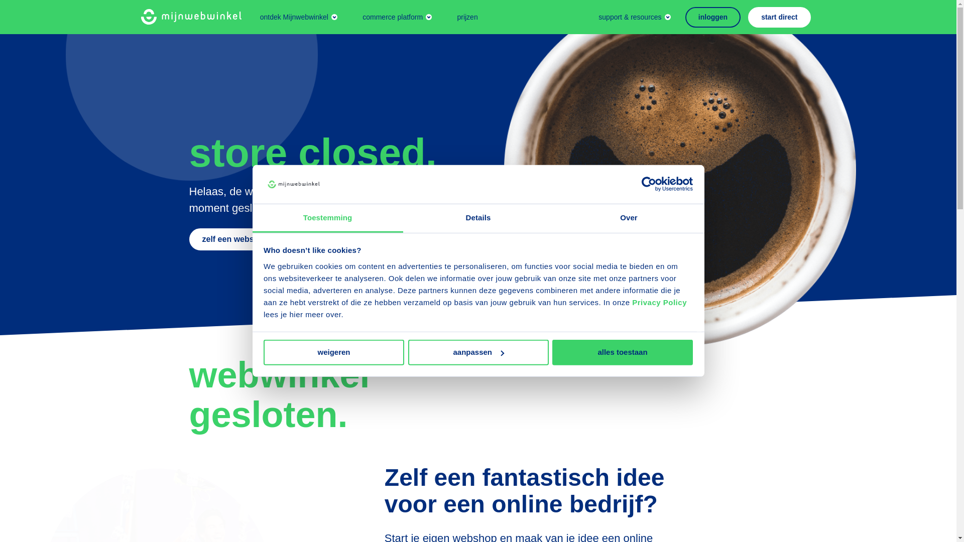 website screenshot of https://delangeboekwinkel.nl/