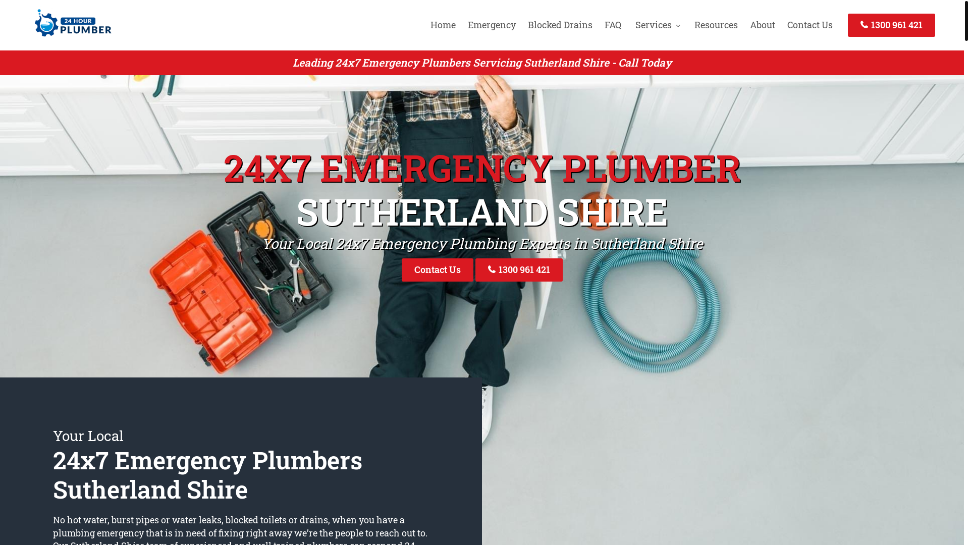 website screenshot of https://24hourplumbersutherland-com-au.pages.dev/