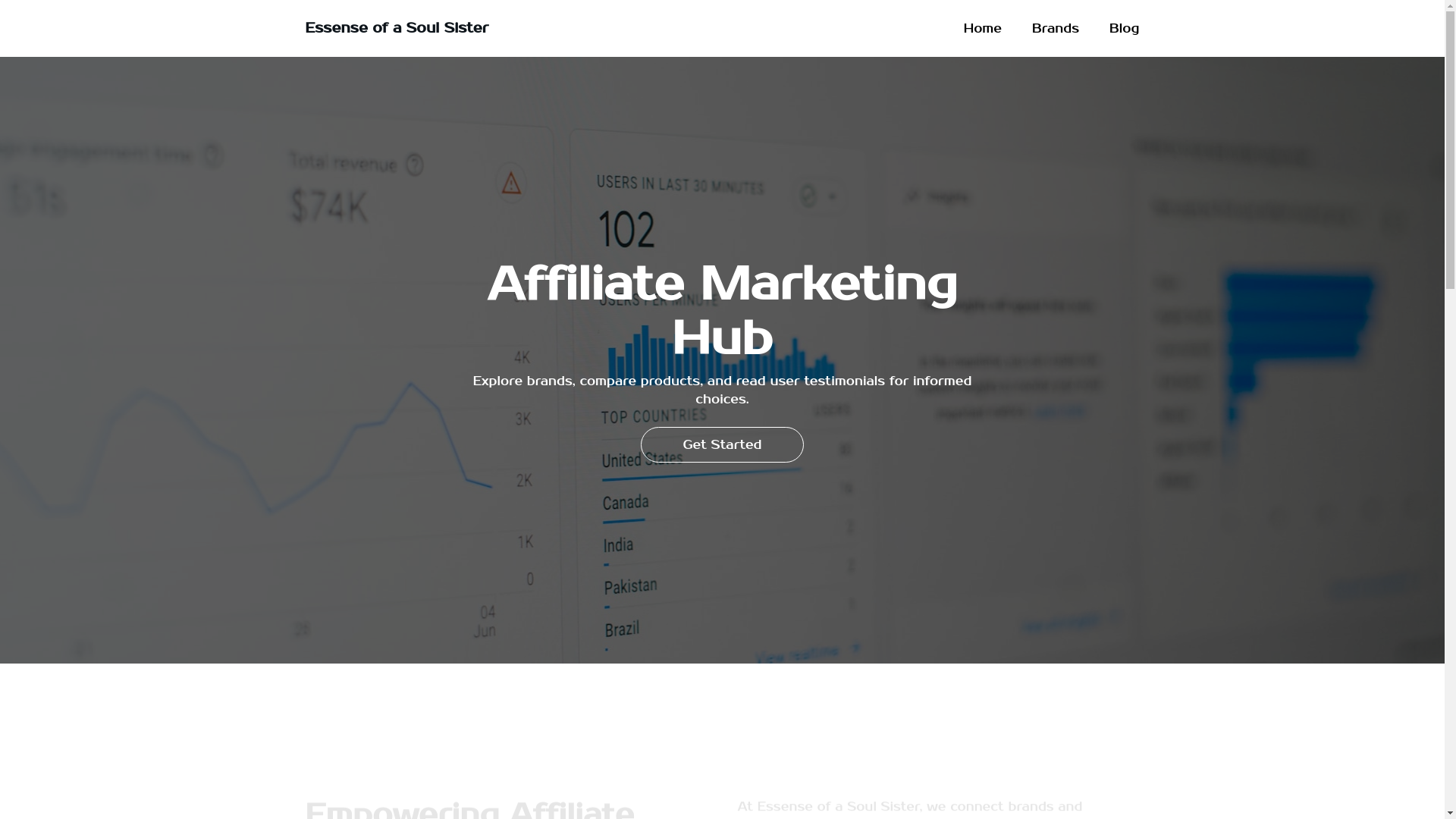 website screenshot of https://essenseofasoulsister.net/