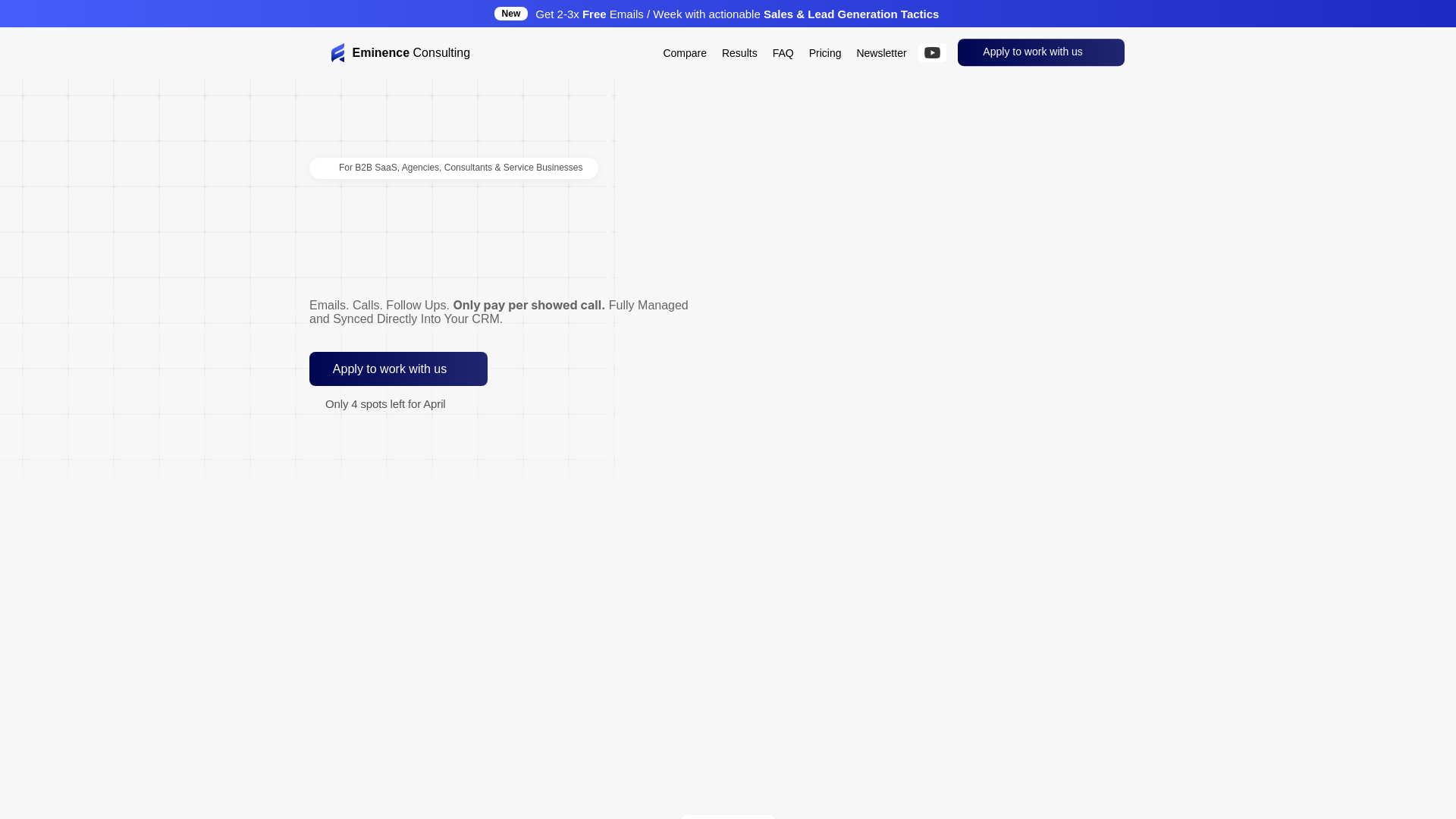 website screenshot of https://eminenceconsultingnet.com