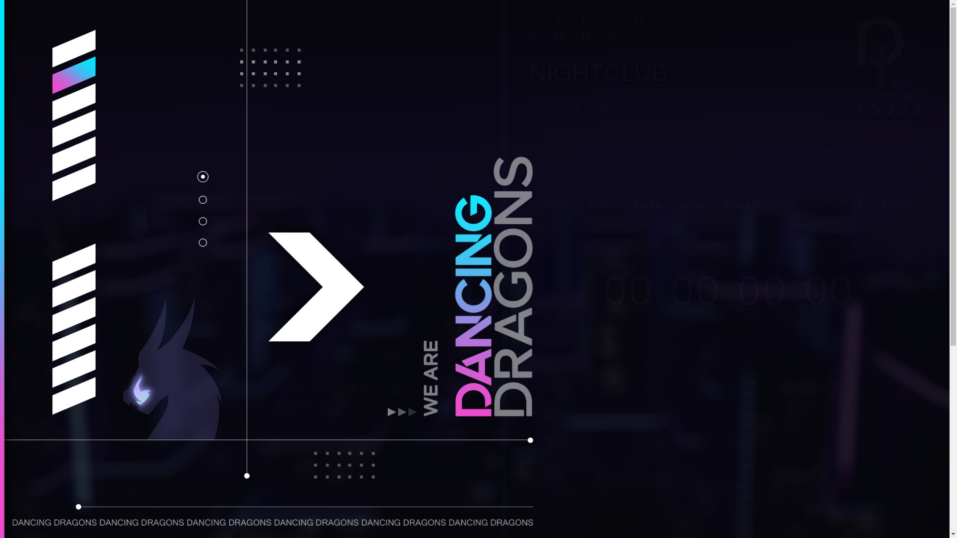 website screenshot of https://dancingdragons.carrd.co/