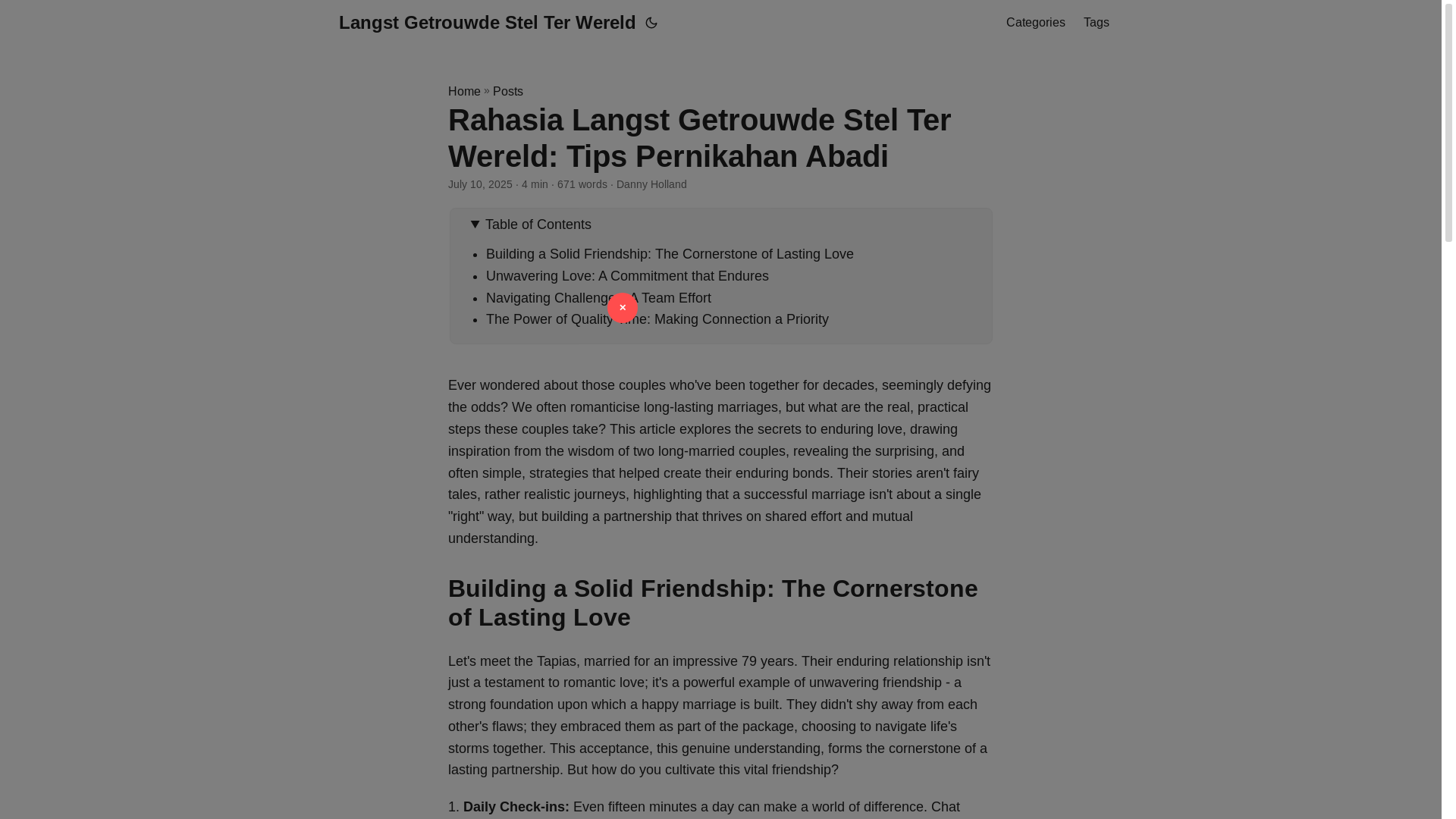 website screenshot of https://langst-getrouwde-stel-ter-wereld20250714.pages.dev/