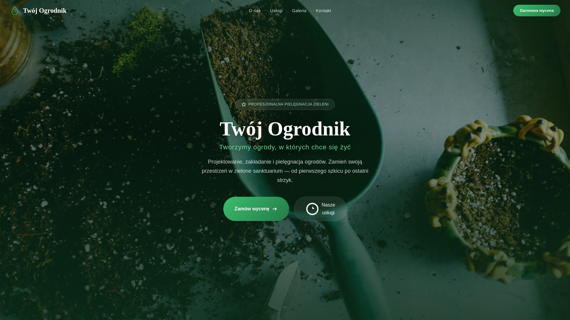 website screenshot of https://demo-ogrodnik.pages.dev/