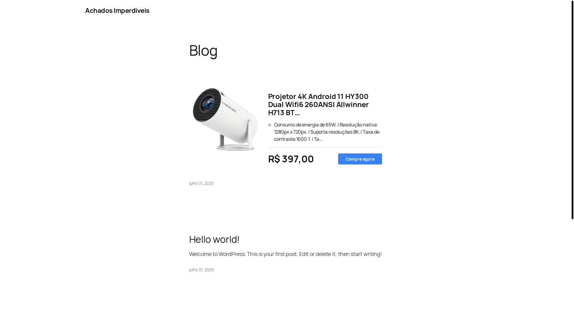 website screenshot of https://ofertasdeachadosnainternet.store/