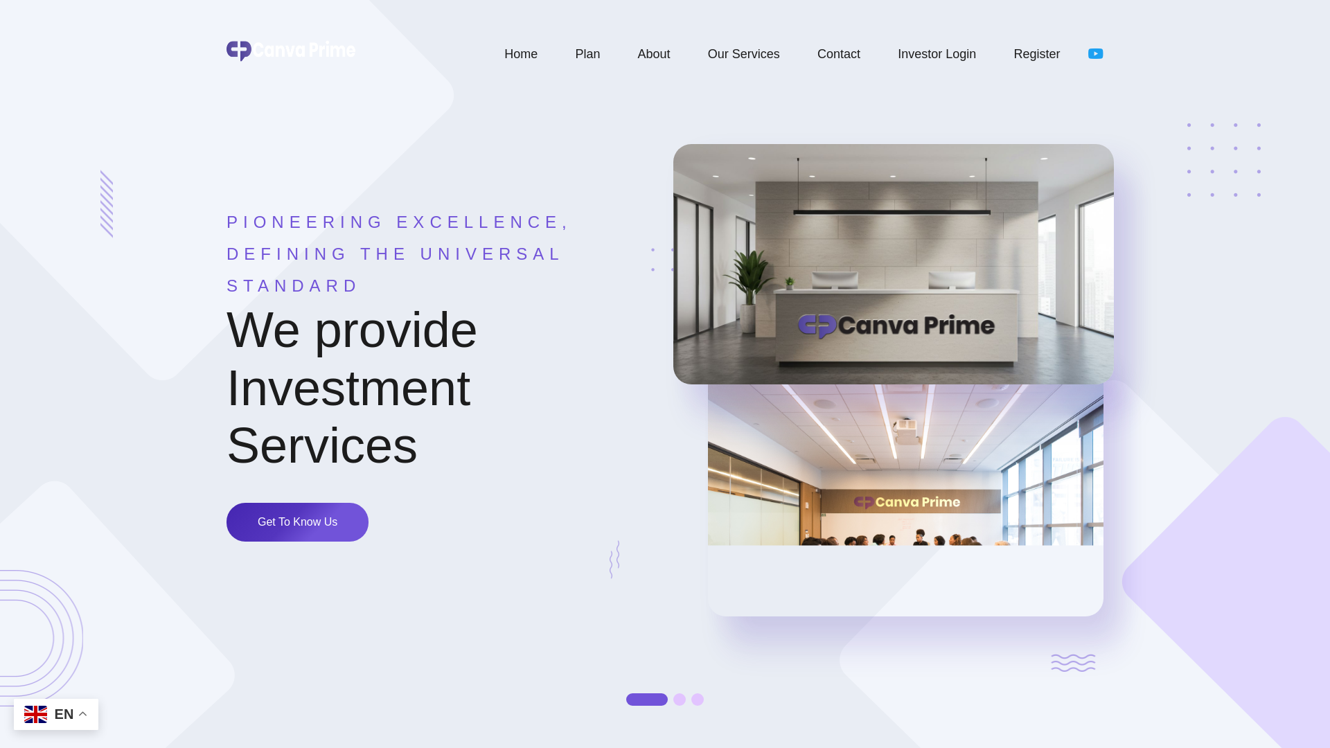 website screenshot of https://canvprime.pro/