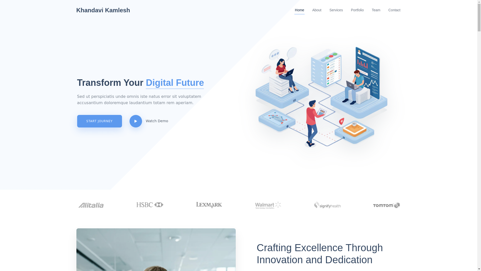 website screenshot of https://khandavikamlesh.pages.dev/