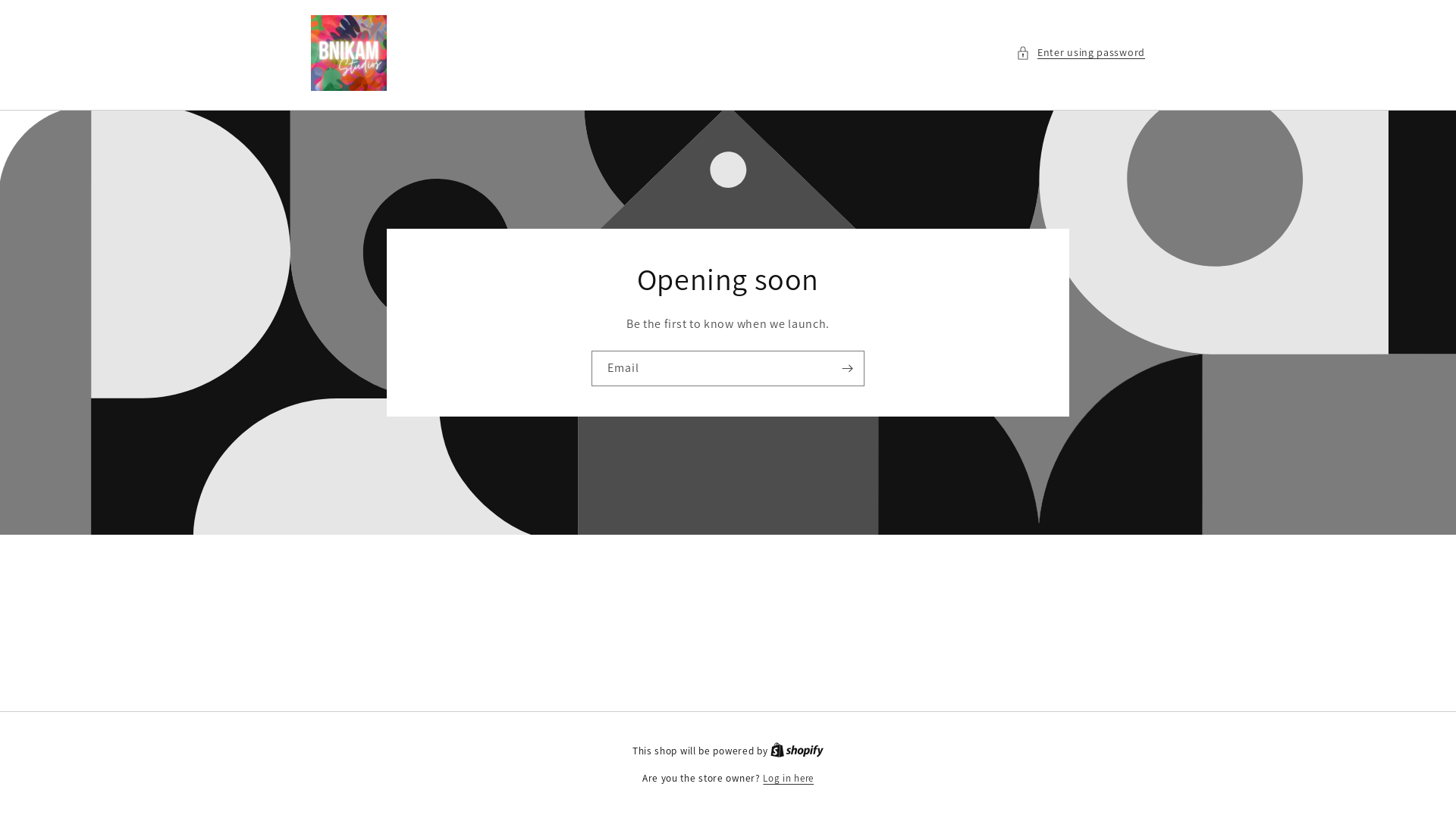 website screenshot of https://bnikamstudios.com/