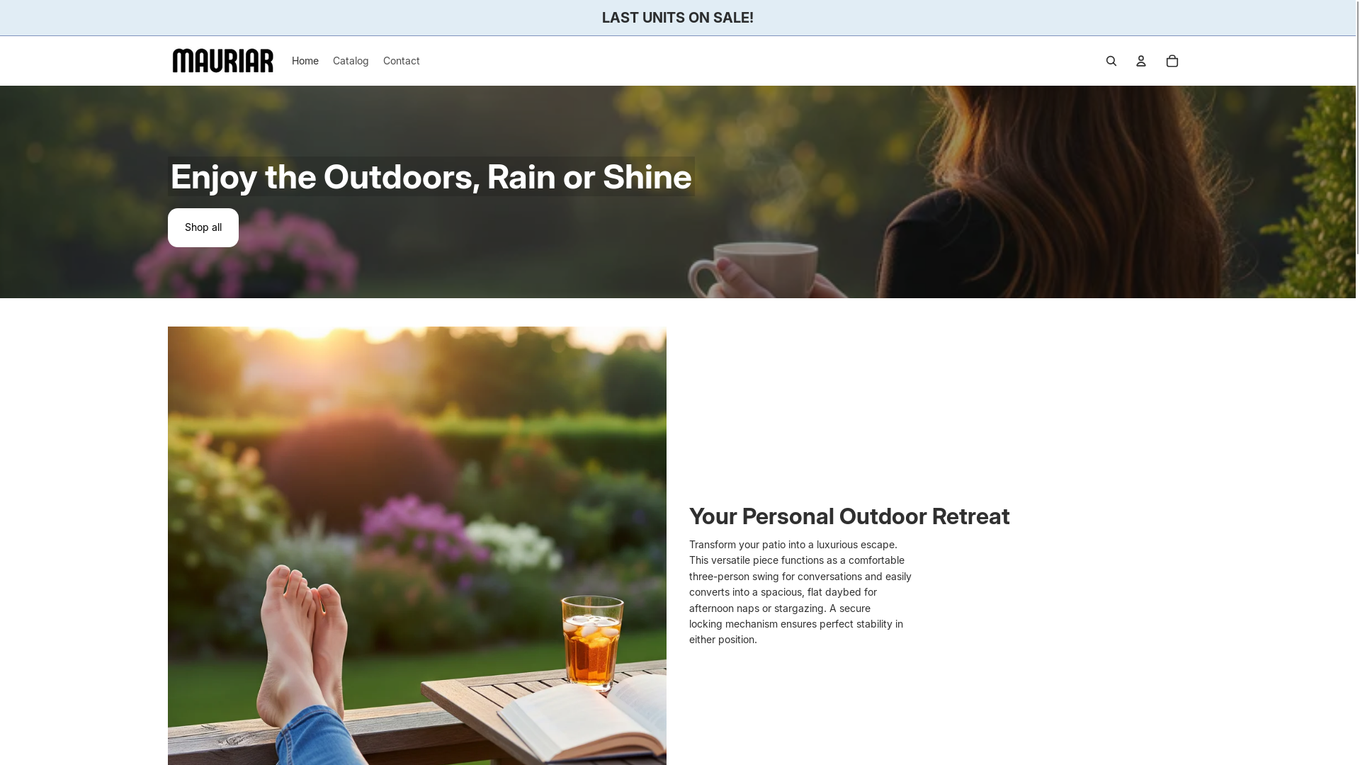 website screenshot of https://mauriar.com/