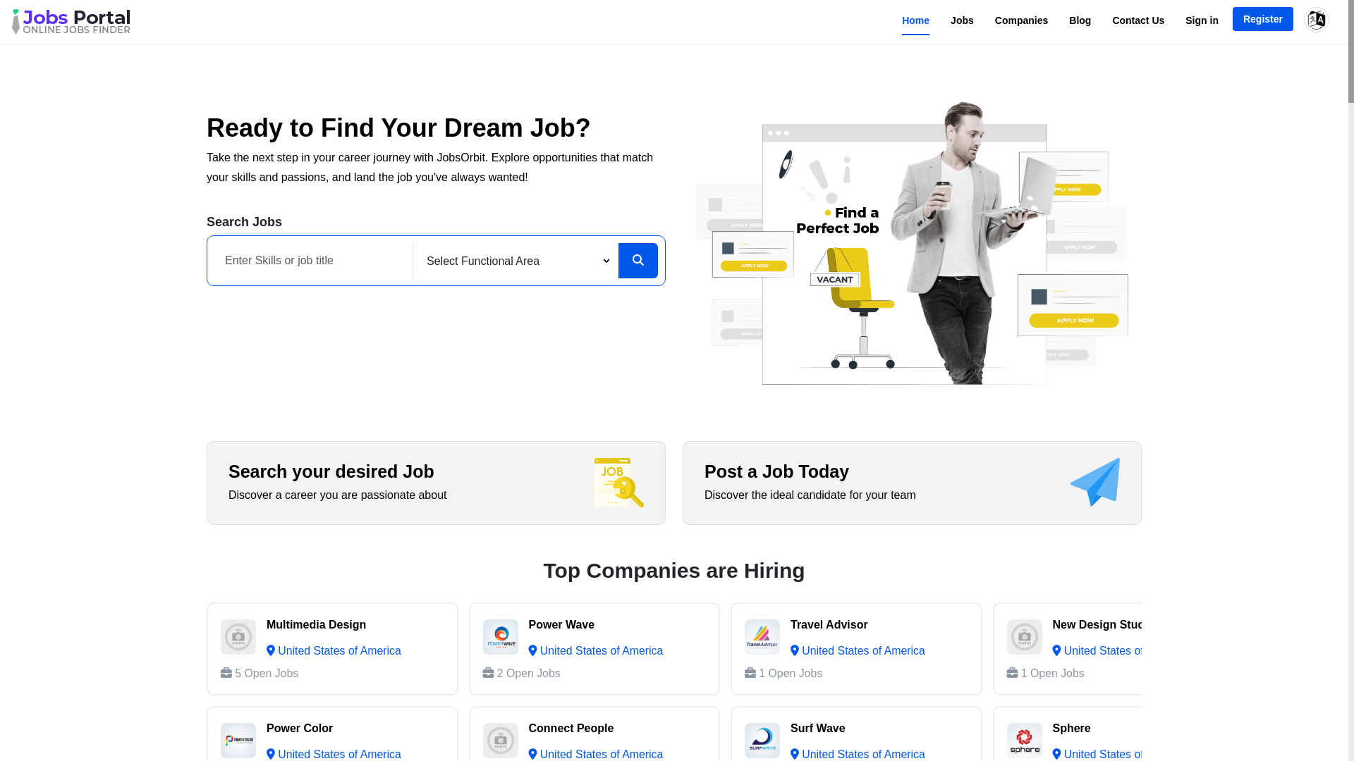 website screenshot of https://stepup360.ae/