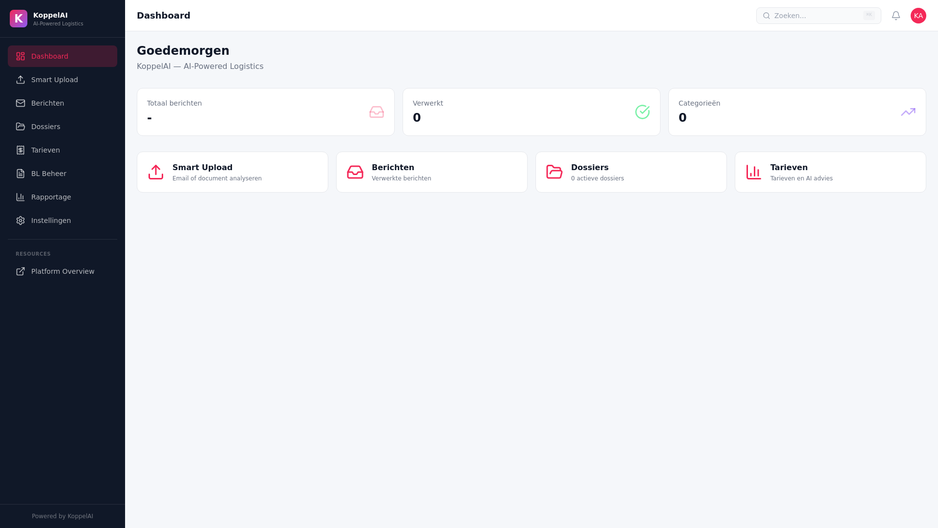 website screenshot of https://koppelai-platform-demo.pages.dev/