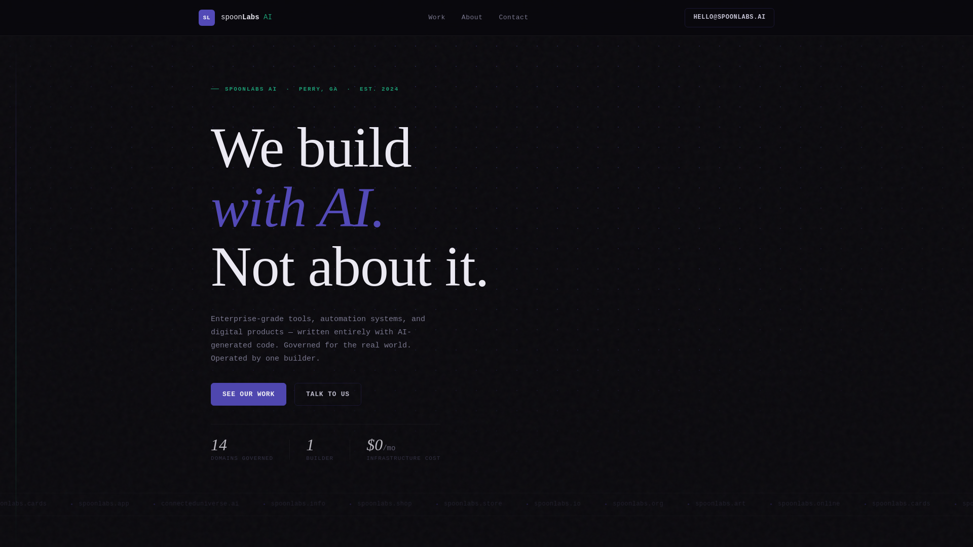 website screenshot of https://spoonlabs-ai.pages.dev/