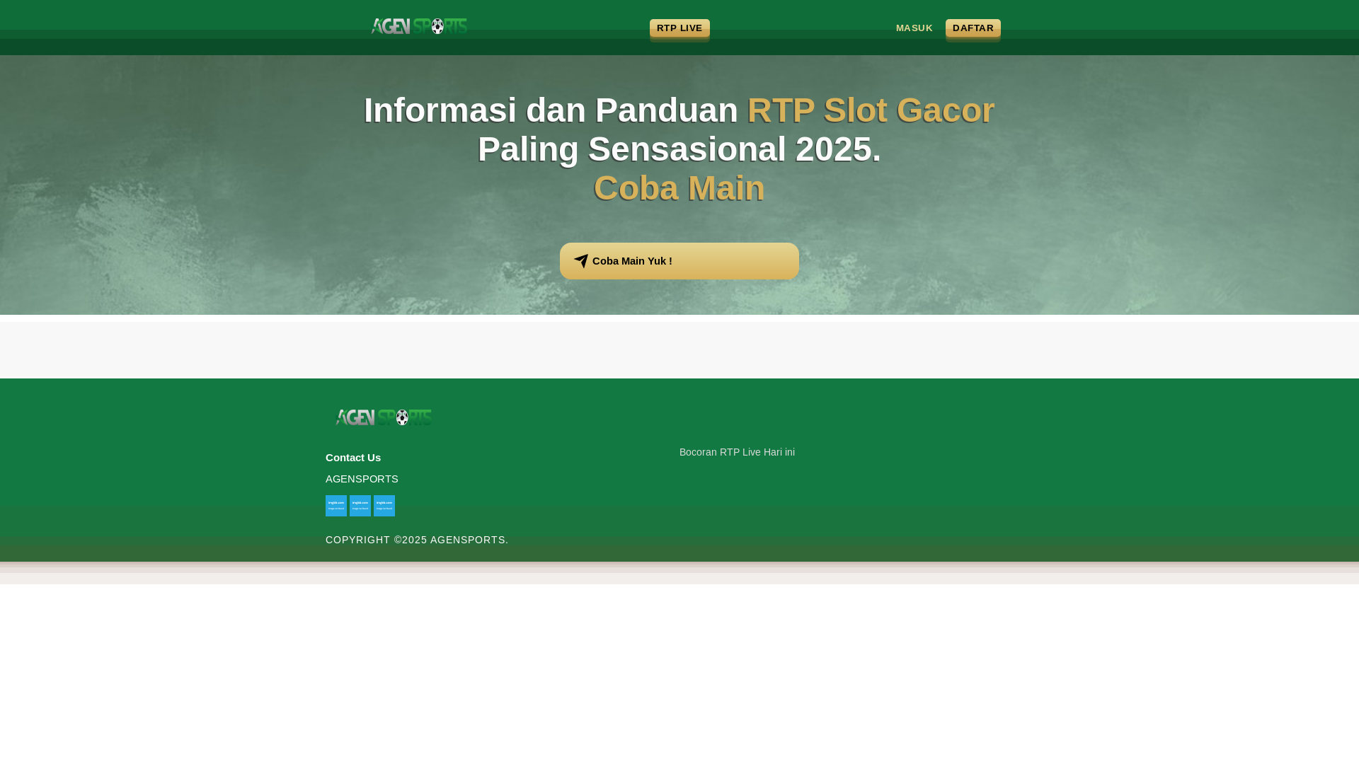 website screenshot of https://rtp-gacorparah-agensports.pages.dev/