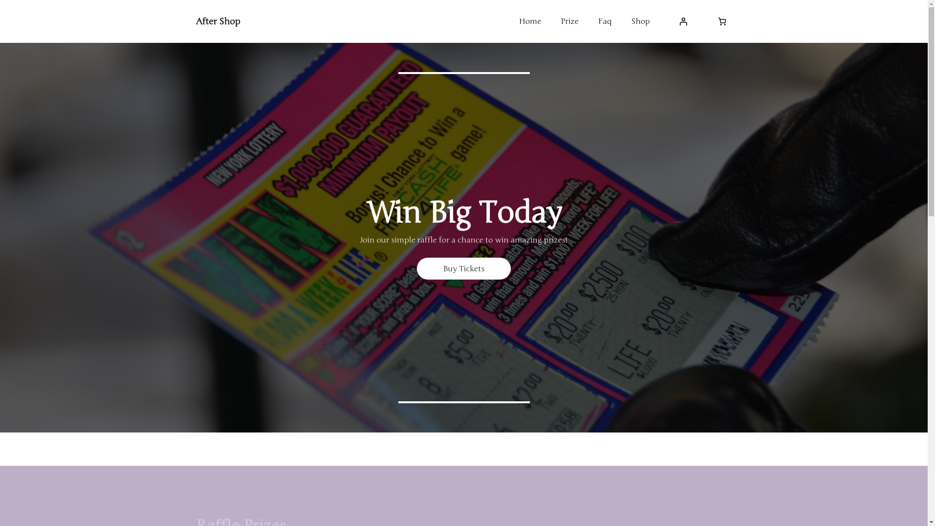 website screenshot of https://afterdk.shop/