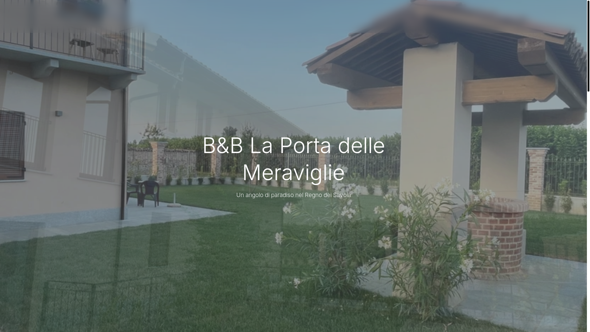 website screenshot of https://bnblaportadellemeraviglie.com/