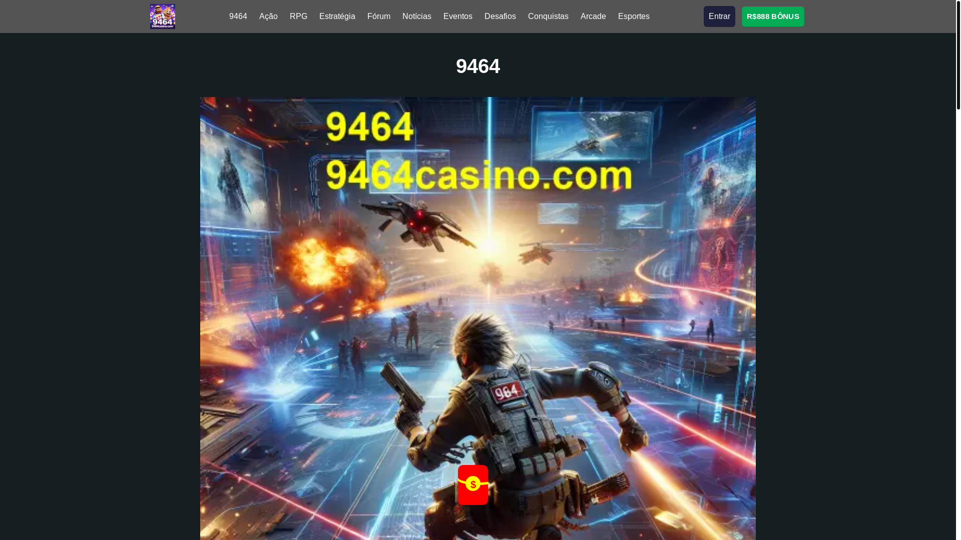 website screenshot of https://9464casino.com/