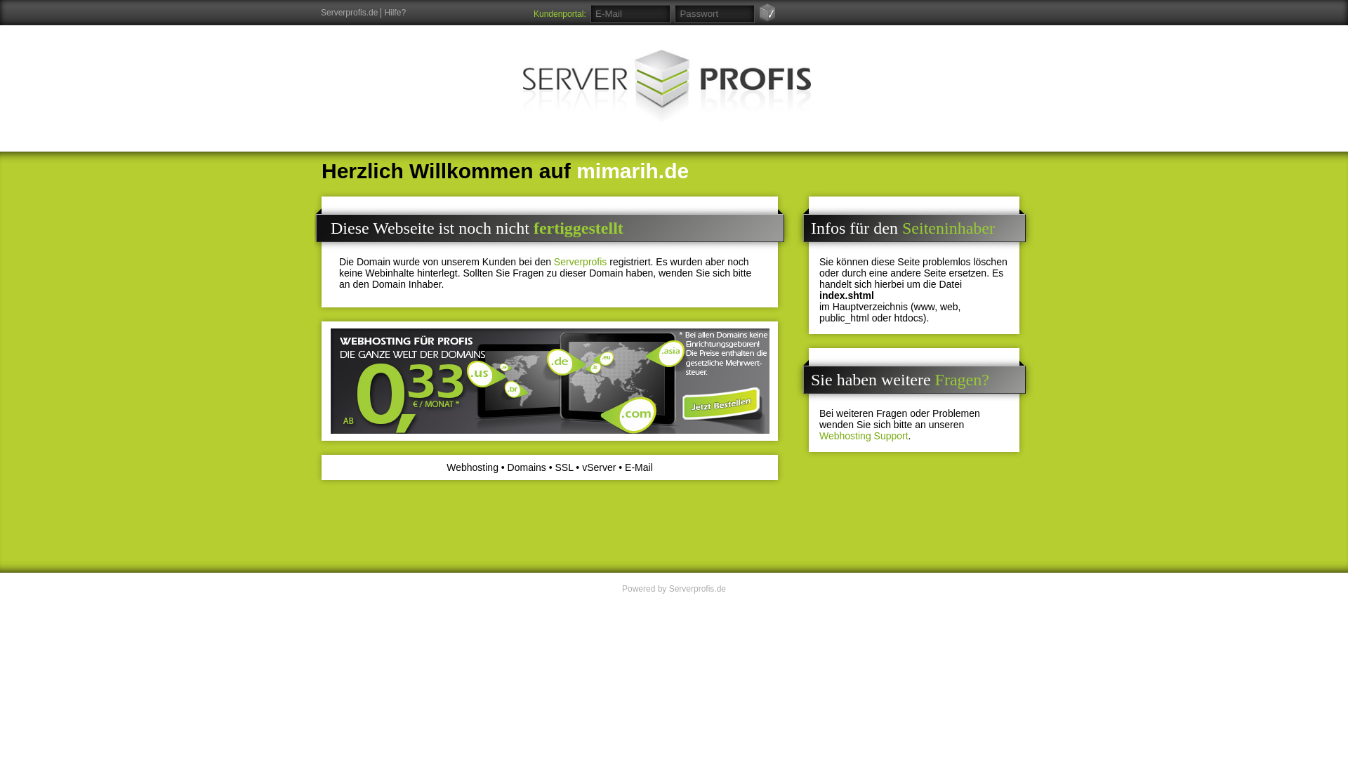 website screenshot of https://mimarih.de/