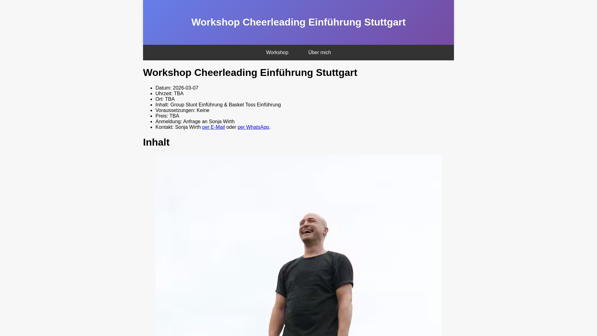 website screenshot of https://cheerleading.pages.dev/