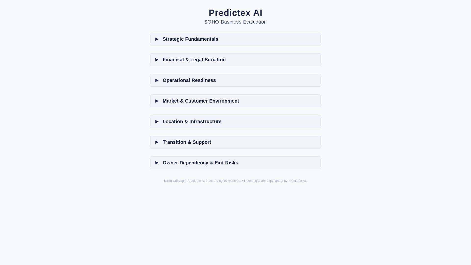website screenshot of https://predictex.ai/
