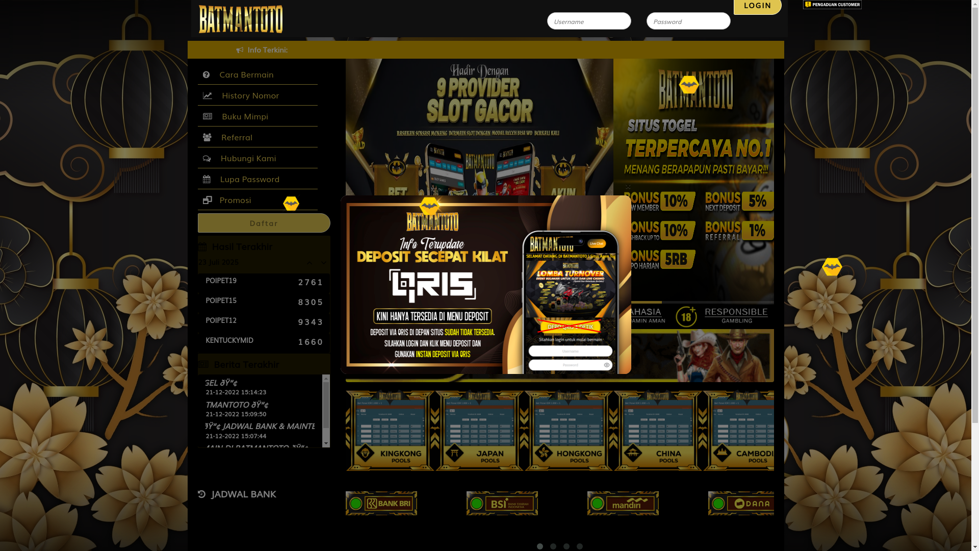 website screenshot of https://batmanpusatsccater.com/