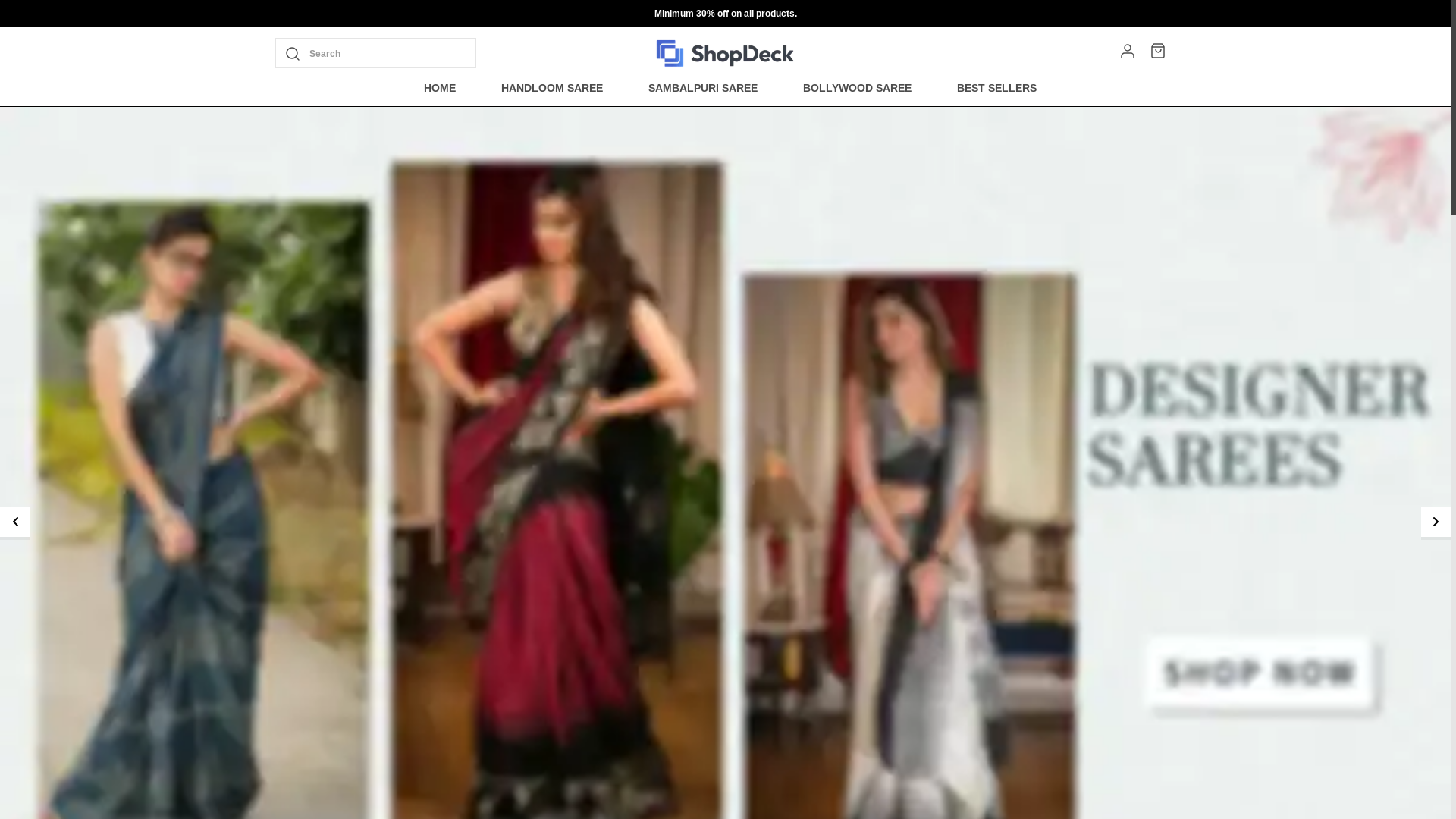 website screenshot of https://saptak.fashion/