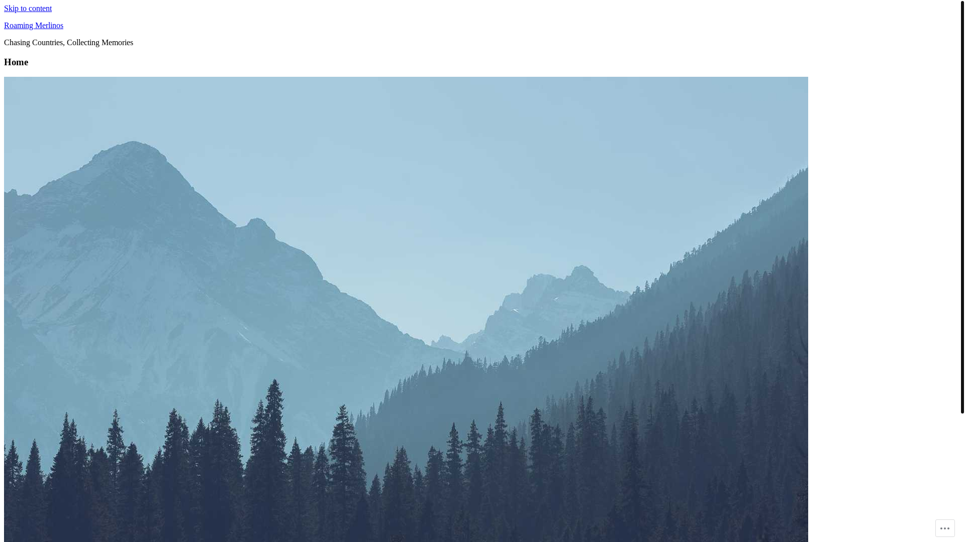 website screenshot of https://roamingmerlinos.blog/