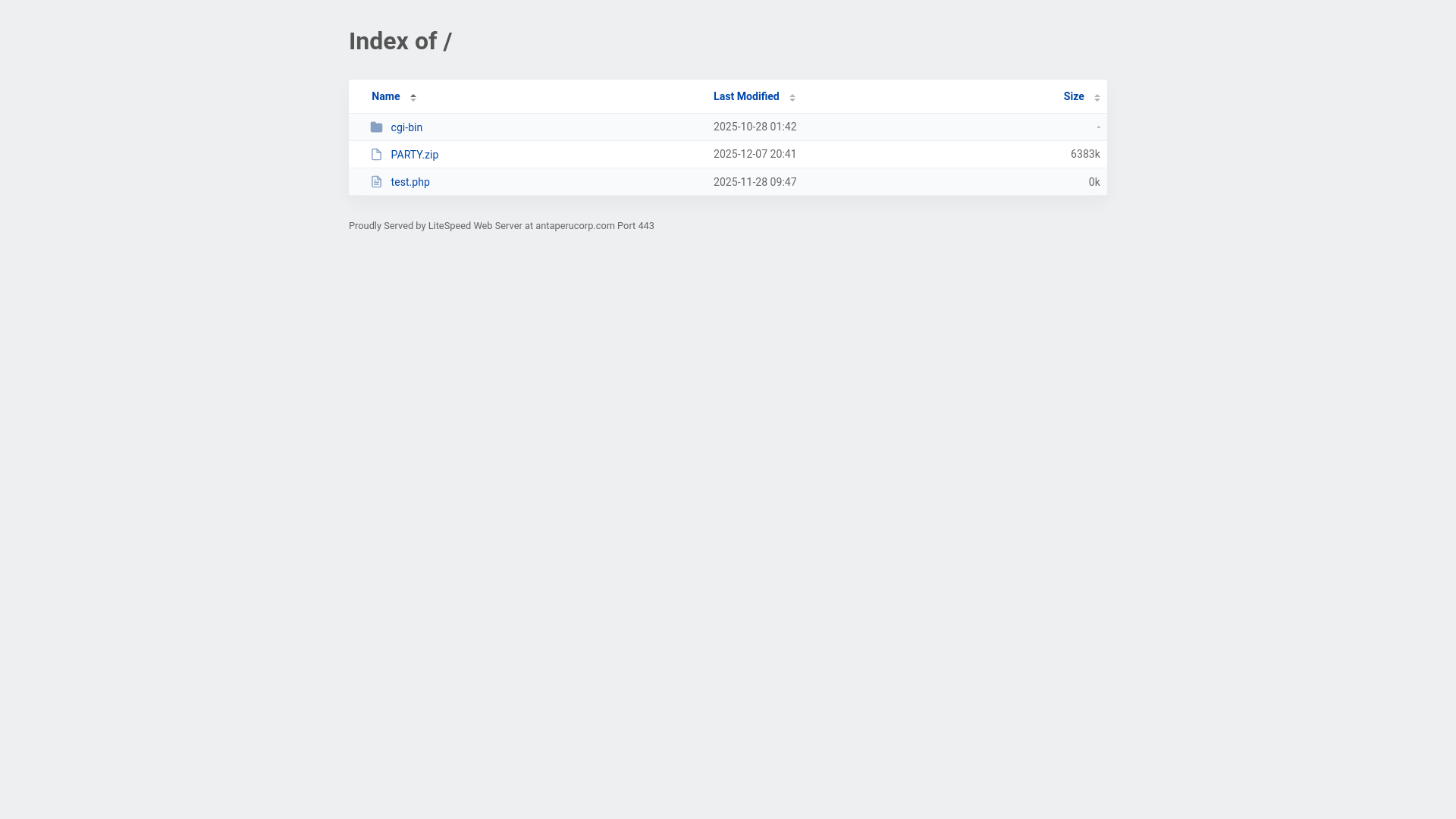 website screenshot of https://antaperucorp.com