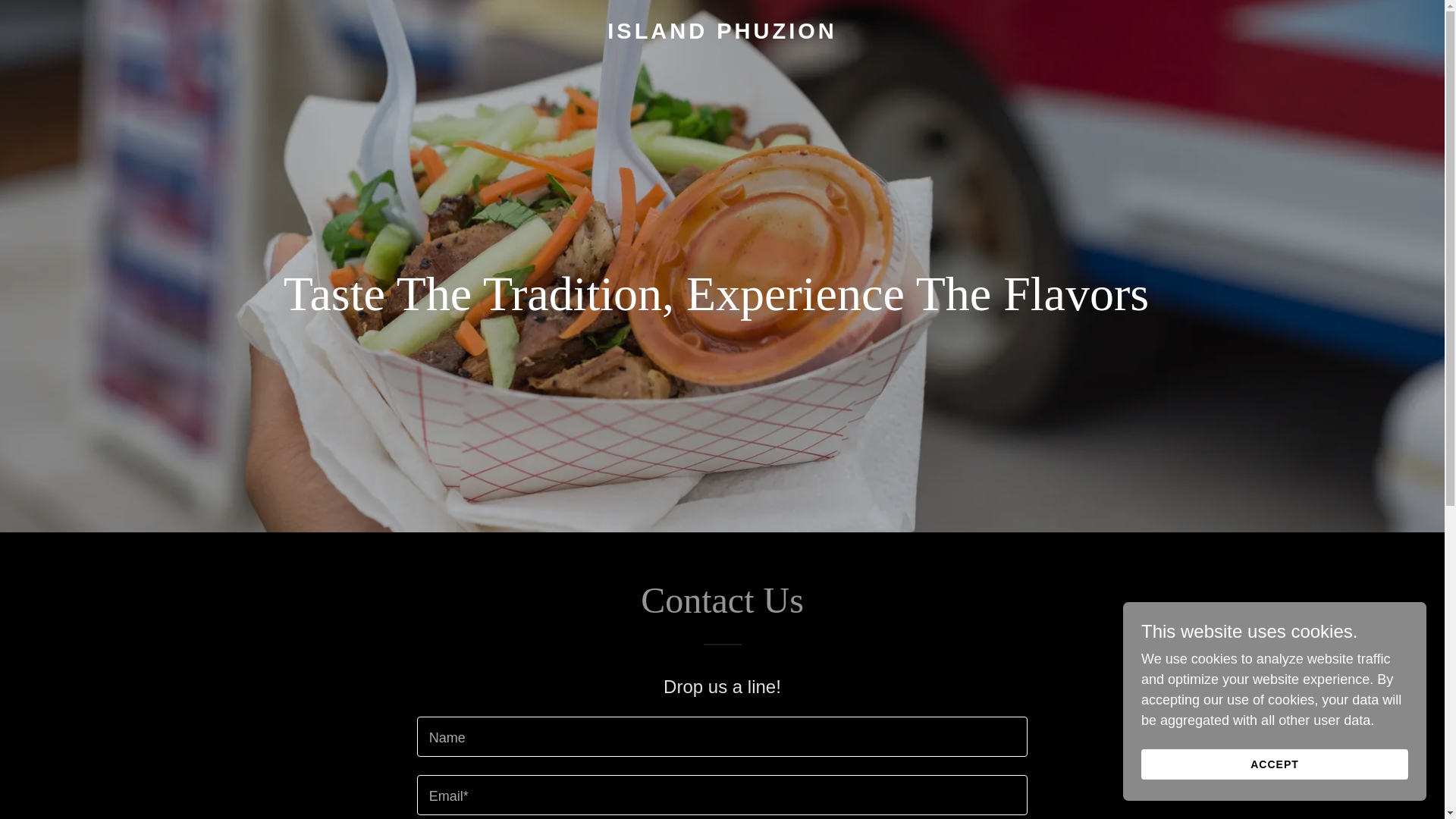 website screenshot of https://islandphuzion.com/